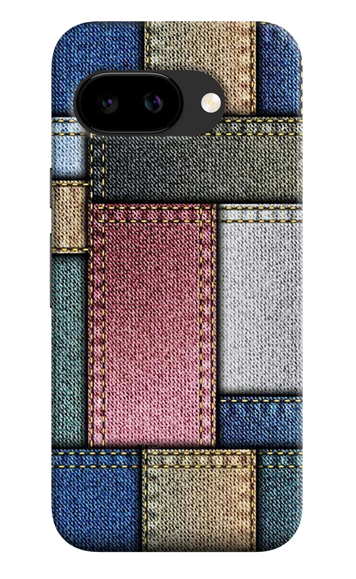 Multicolor Jeans Google Pixel 9A Back Cover - Multicolor Jeans Google Pixel 9A Back Cover Multicolor Jeans Google Pixel 9A Back Cover