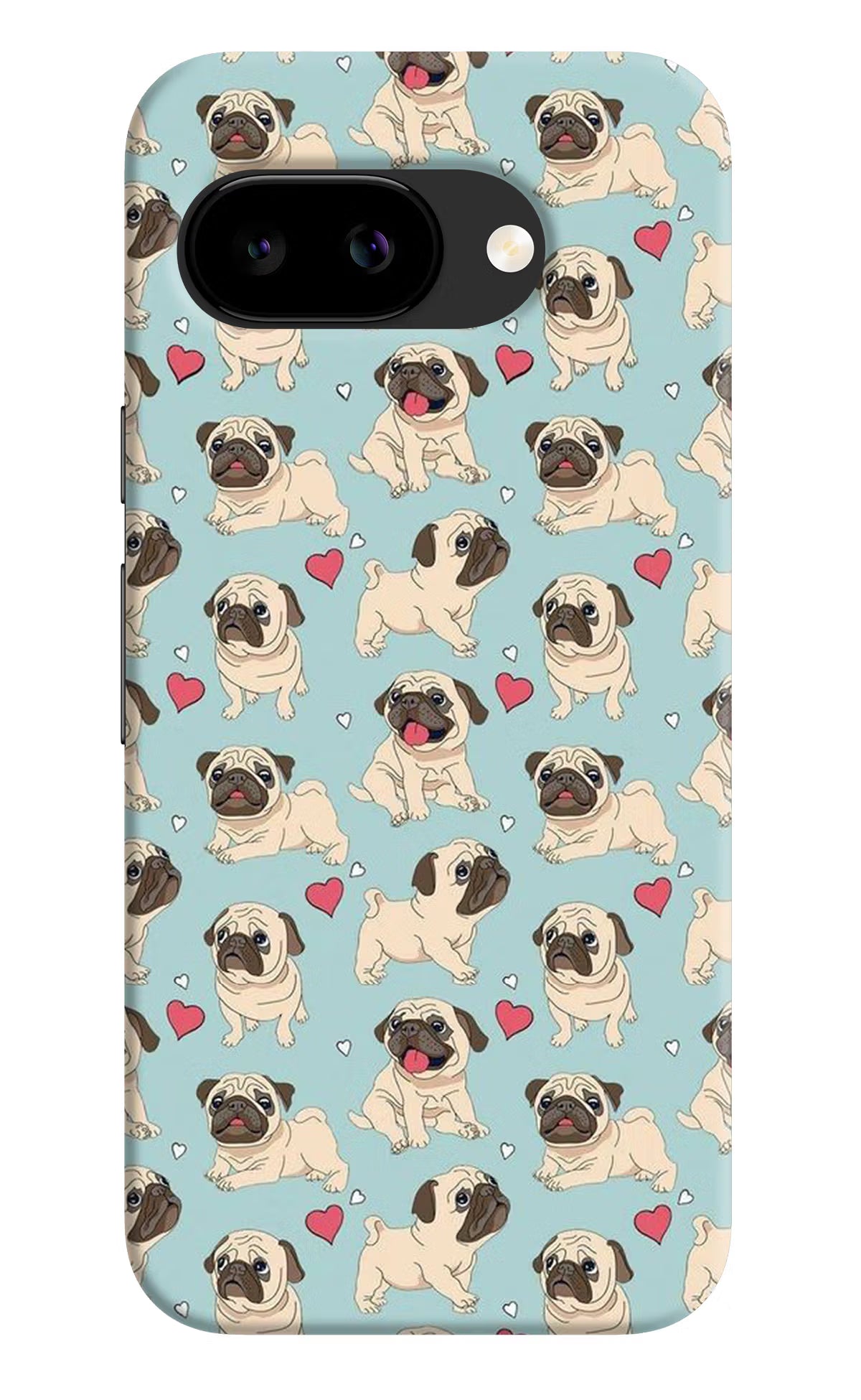 Pug Dog Google Pixel 9A Back Cover - Pug Dog Google Pixel 9A Back Cover Pug Dog Google Pixel 9A Back Cover