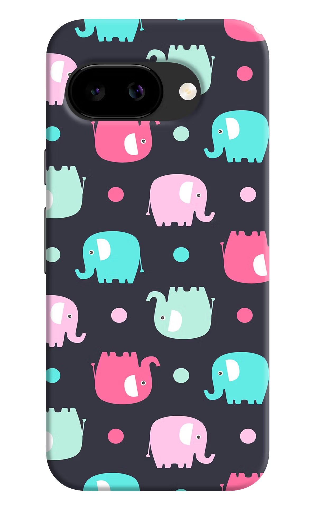 Elephants Google Pixel 9A Back Cover - Elephants Google Pixel 9A Back Cover Elephants Google Pixel 9A Back Cover