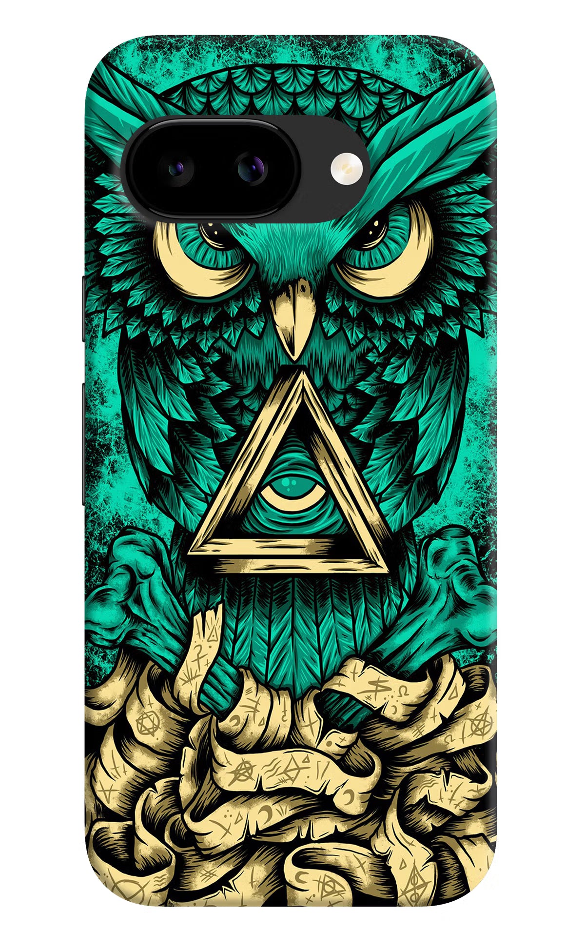 Green Owl Google Pixel 9A Back Cover - Green Owl Google Pixel 9A Back Cover Green Owl Google Pixel 9A Back Cover
