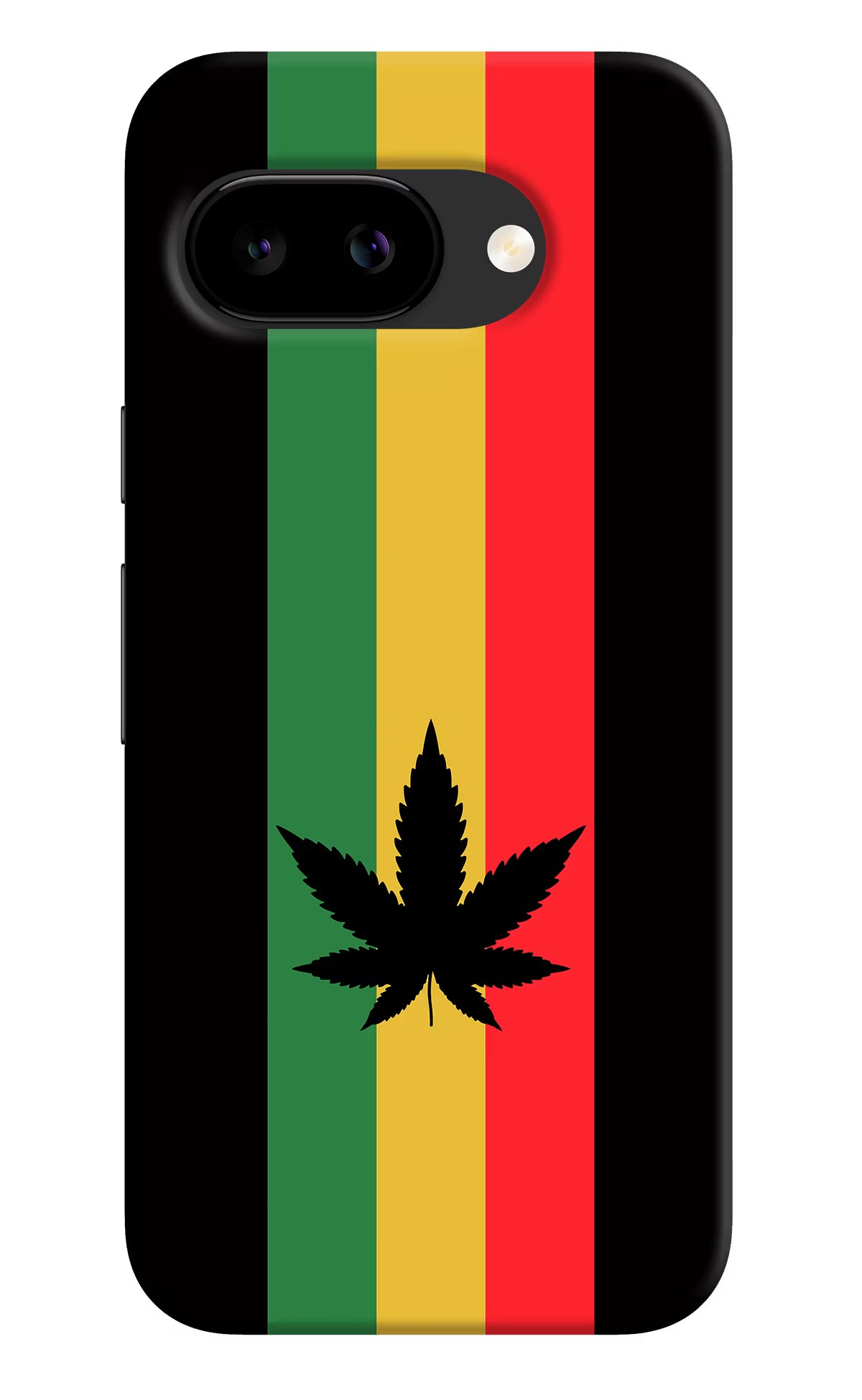 Weed Flag Google Pixel 9A Back Cover - Weed Flag Google Pixel 9A Back Cover Weed Flag Google Pixel 9A Back Cover