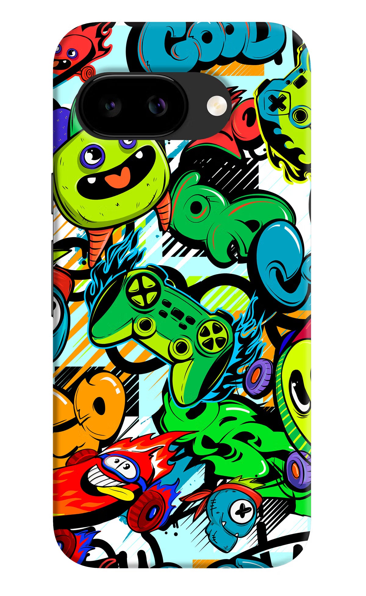 Game Doodle Google Pixel 9A Back Cover - Game Doodle Google Pixel 9A Back Cover Game Doodle Google Pixel 9A Back Cover