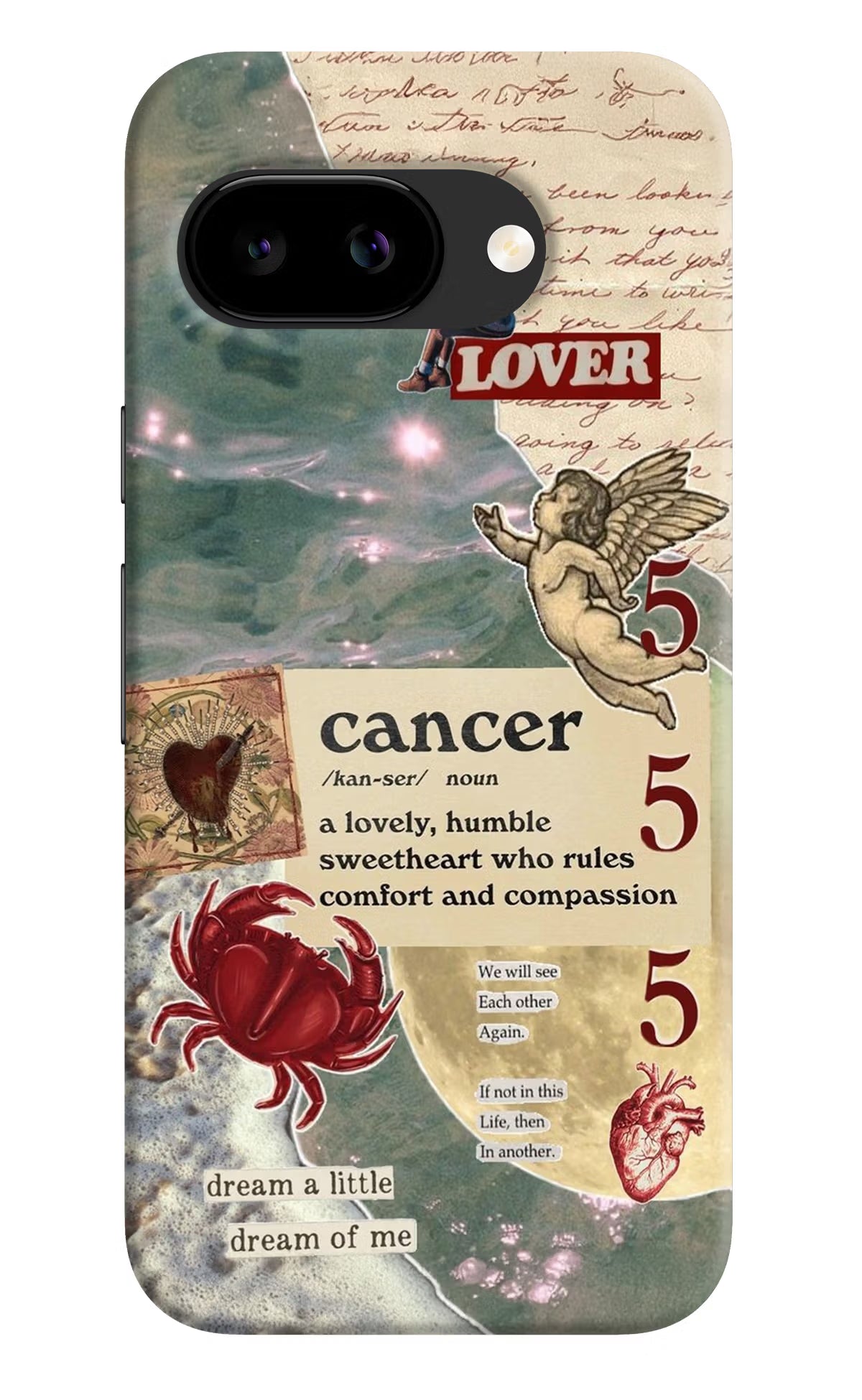 Cancer Zodiac Google Pixel 9A Back Cover - Cancer Zodiac Google Pixel 9A Hard Case Back Cover by Casekaro Cancer Zodiac Google Pixel 9A Hard Case Back Cover by Casekaro