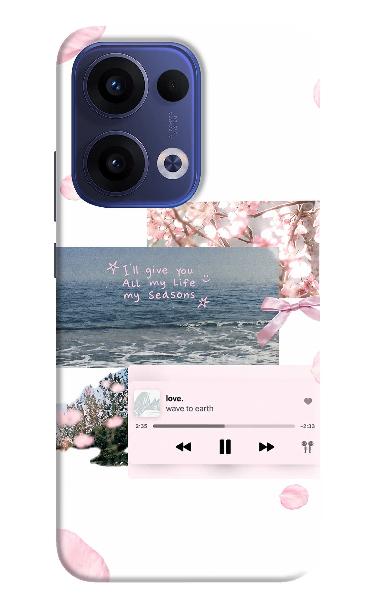 Wave to earth Oppo Reno13 5G Back Cover - Wave to earth Oppo Reno13 5G Back Cover Wave to earth Oppo Reno13 5G Back Cover