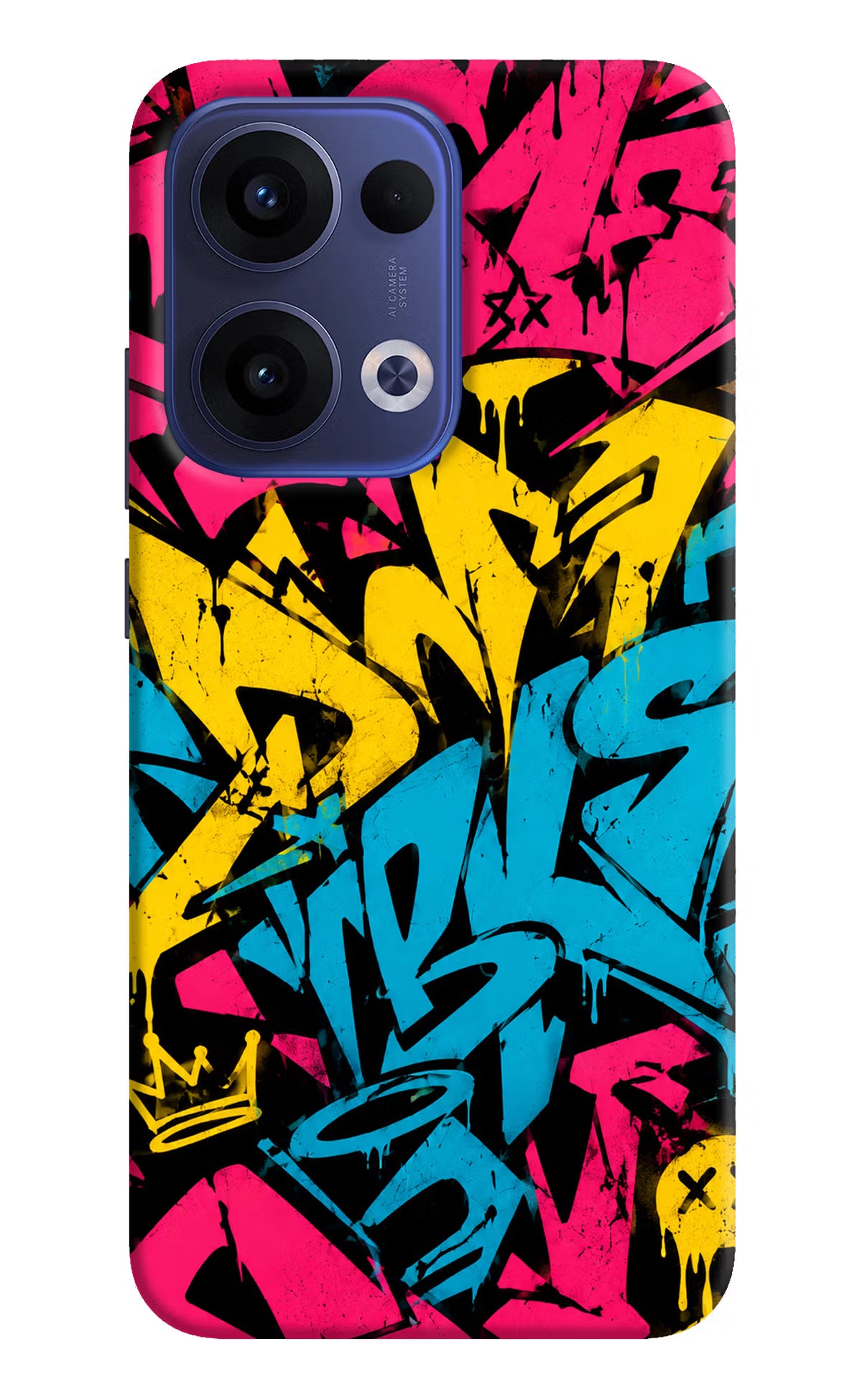 Graffiti Vibe Oppo Reno13 5G Back Cover - Graffiti Vibe Oppo Reno13 5G Back Cover Graffiti Vibe Oppo Reno13 5G Back Cover