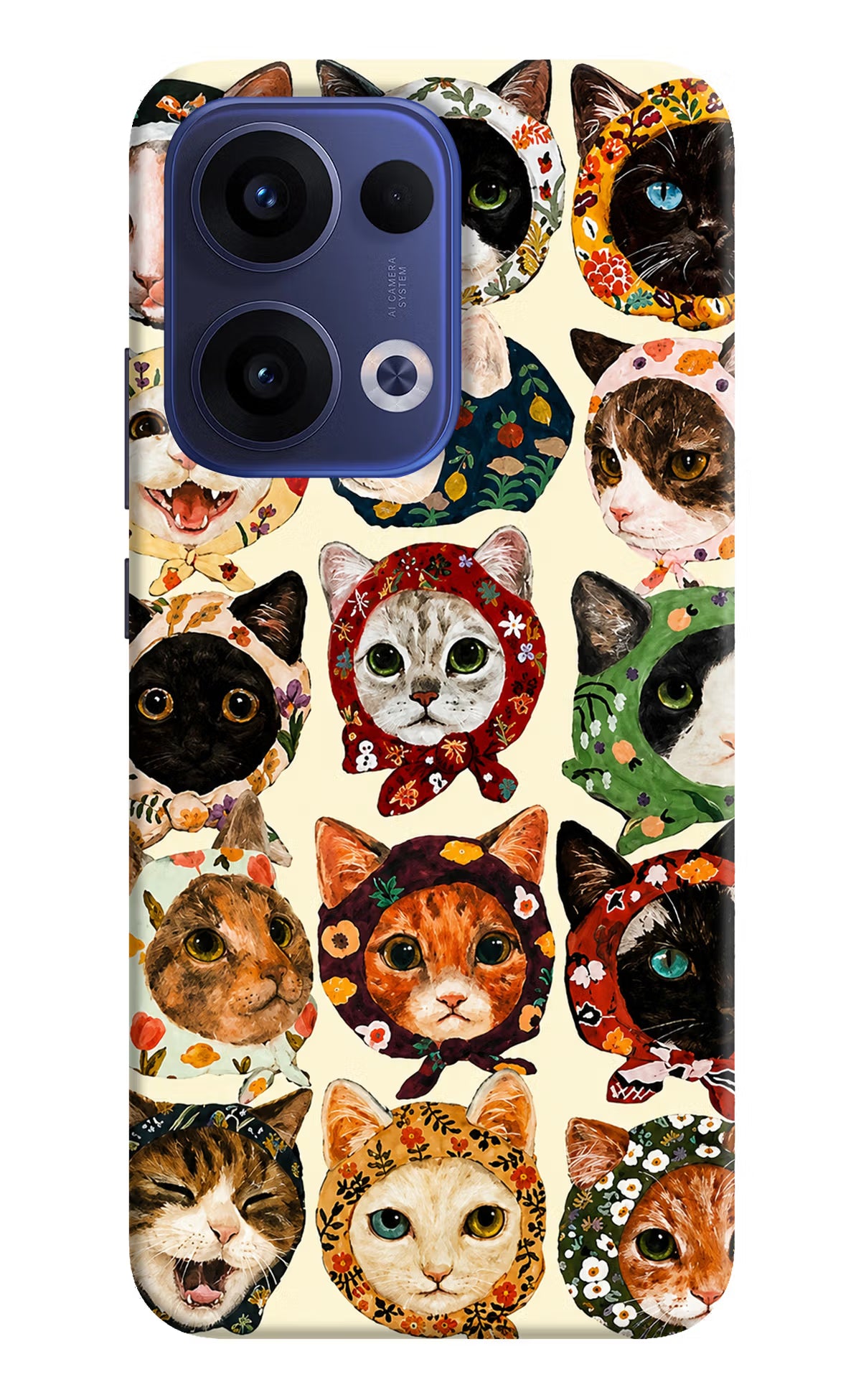 Cool Cat Oppo Reno13 5G Back Cover - Cool Cat Oppo Reno13 5G Back Cover Cool Cat Oppo Reno13 5G Back Cover