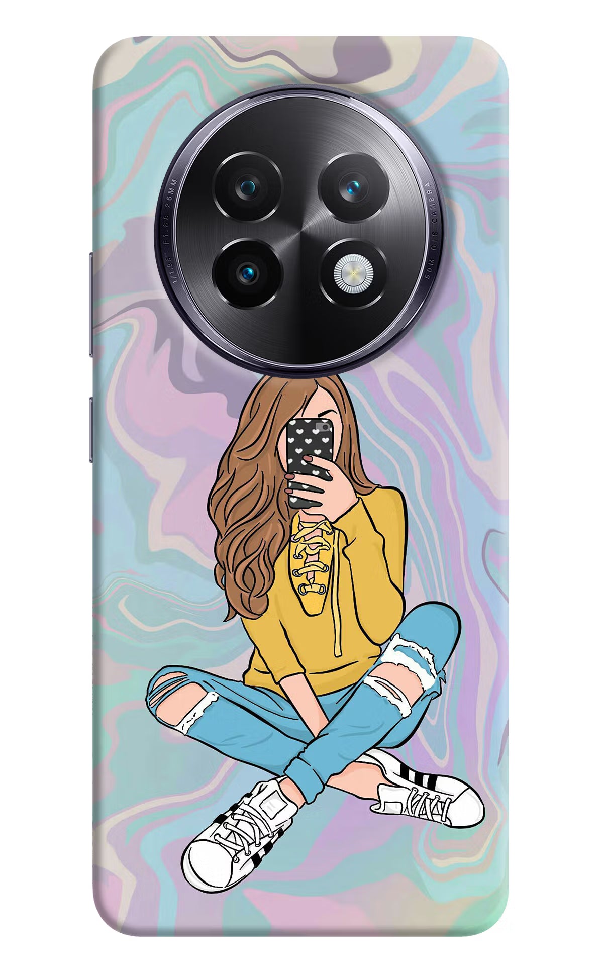 Selfie Girl Realme 13 Plus 5G Back Cover - Selfie Girl Realme 13 Plus 5G Back Cover Selfie Girl Realme 13 Plus 5G Back Cover