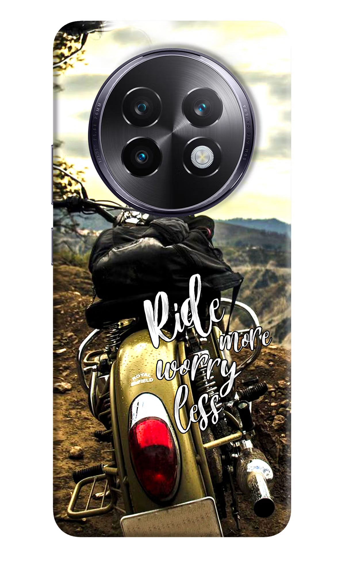 Ride More Worry Less Realme 13 Plus 5G Back Cover - Ride More Worry Less Realme 13 Plus 5G Back Cover Ride More Worry Less Realme 13 Plus 5G Back Cover