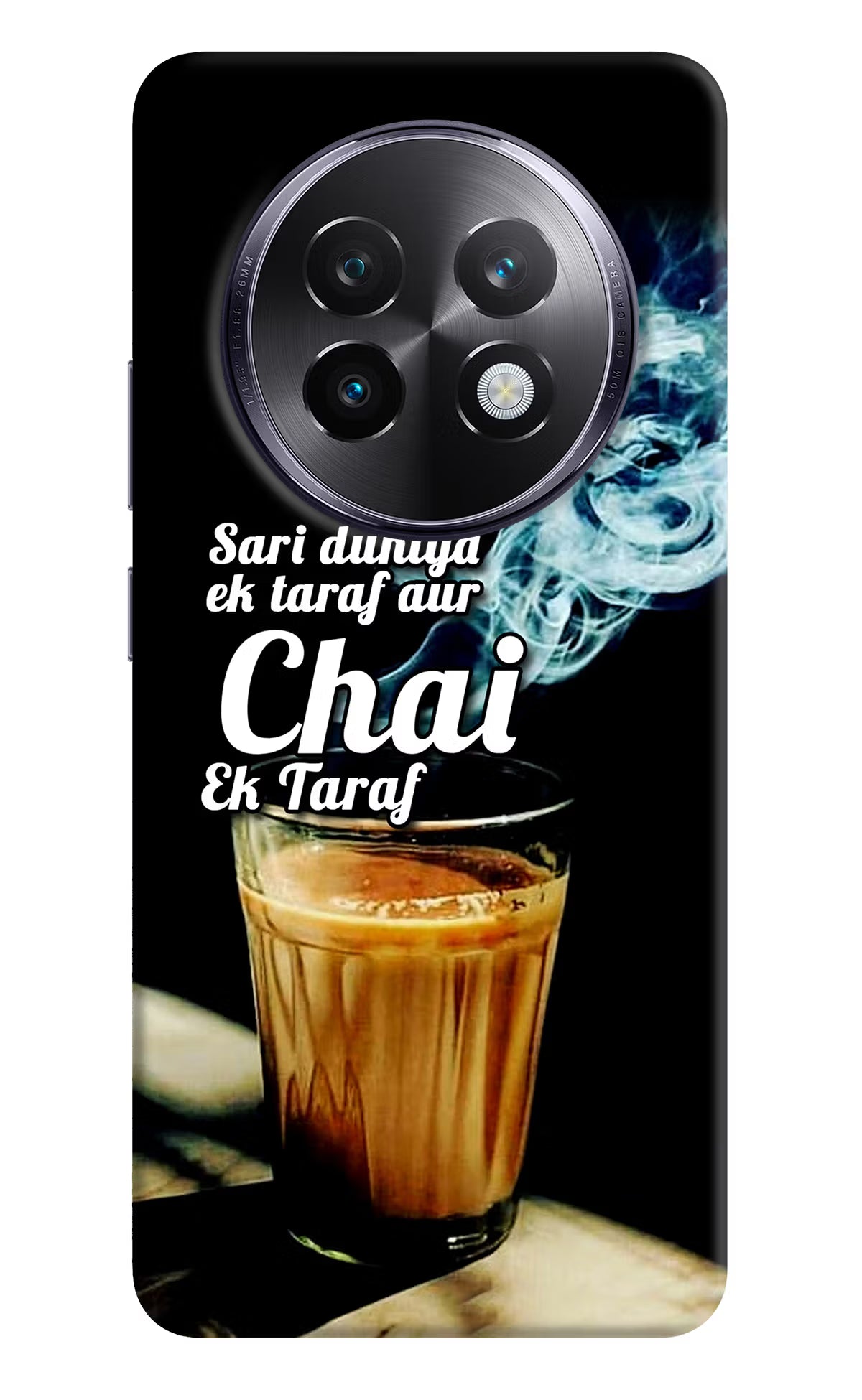 Chai Ek Taraf Quote Realme 13 Plus 5G Back Cover - Chai Ek Taraf Quote Realme 13 Plus 5G Back Cover Chai Ek Taraf Quote Realme 13 Plus 5G Back Cover