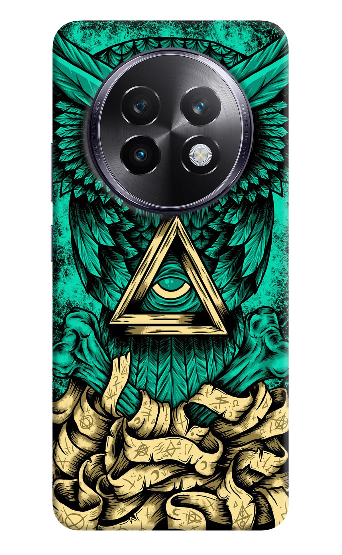 Green Owl Realme 13 Plus 5G Back Cover - Green Owl Realme 13 Plus 5G Back Cover Green Owl Realme 13 Plus 5G Back Cover