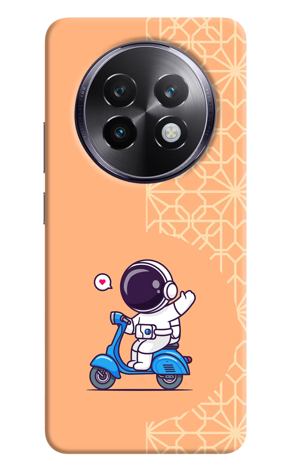 Cute Astronaut Riding Realme 13 Plus 5G Back Cover - Cute Astronaut Riding Realme 13 Plus 5G Back Cover Cute Astronaut Riding Realme 13 Plus 5G Back Cover