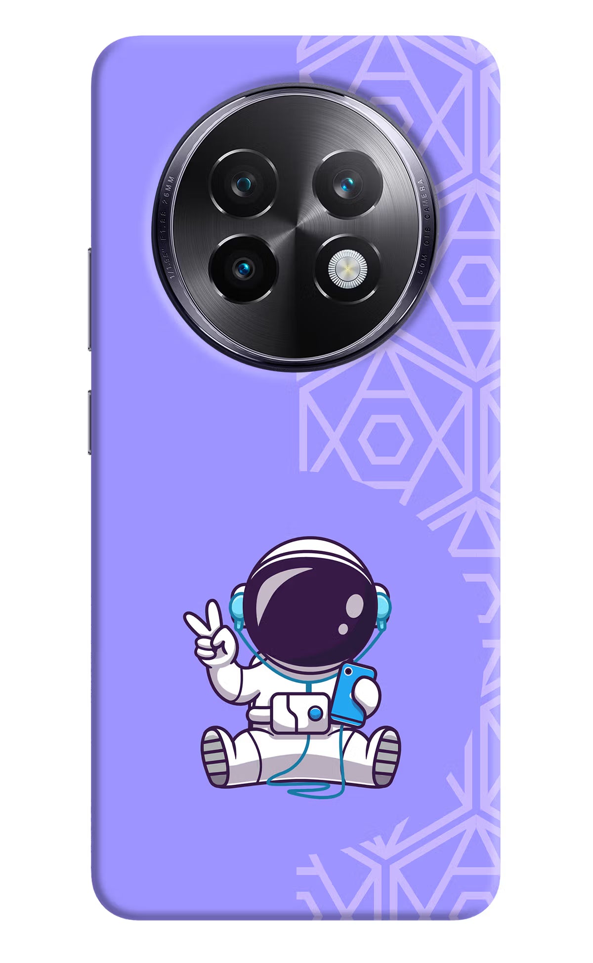 Cute Astronaut Chilling Realme 13 Plus 5G Back Cover - Cute Astronaut Chilling Realme 13 Plus 5G Back Cover Cute Astronaut Chilling Realme 13 Plus 5G Back Cover