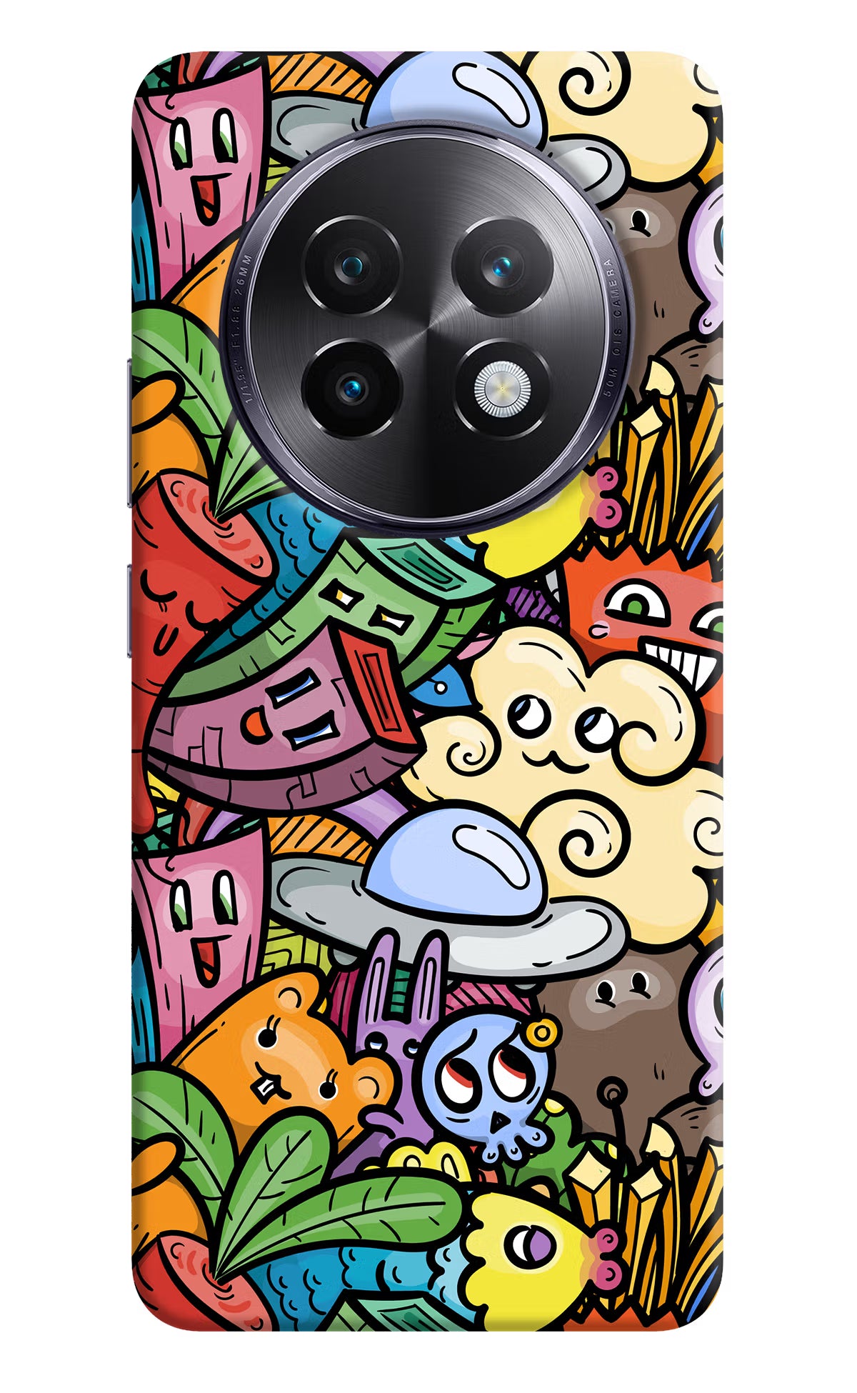 Veggie Doodle Realme 13 Plus 5G Back Cover - Veggie Doodle Realme 13 Plus 5G Back Cover Veggie Doodle Realme 13 Plus 5G Back Cover