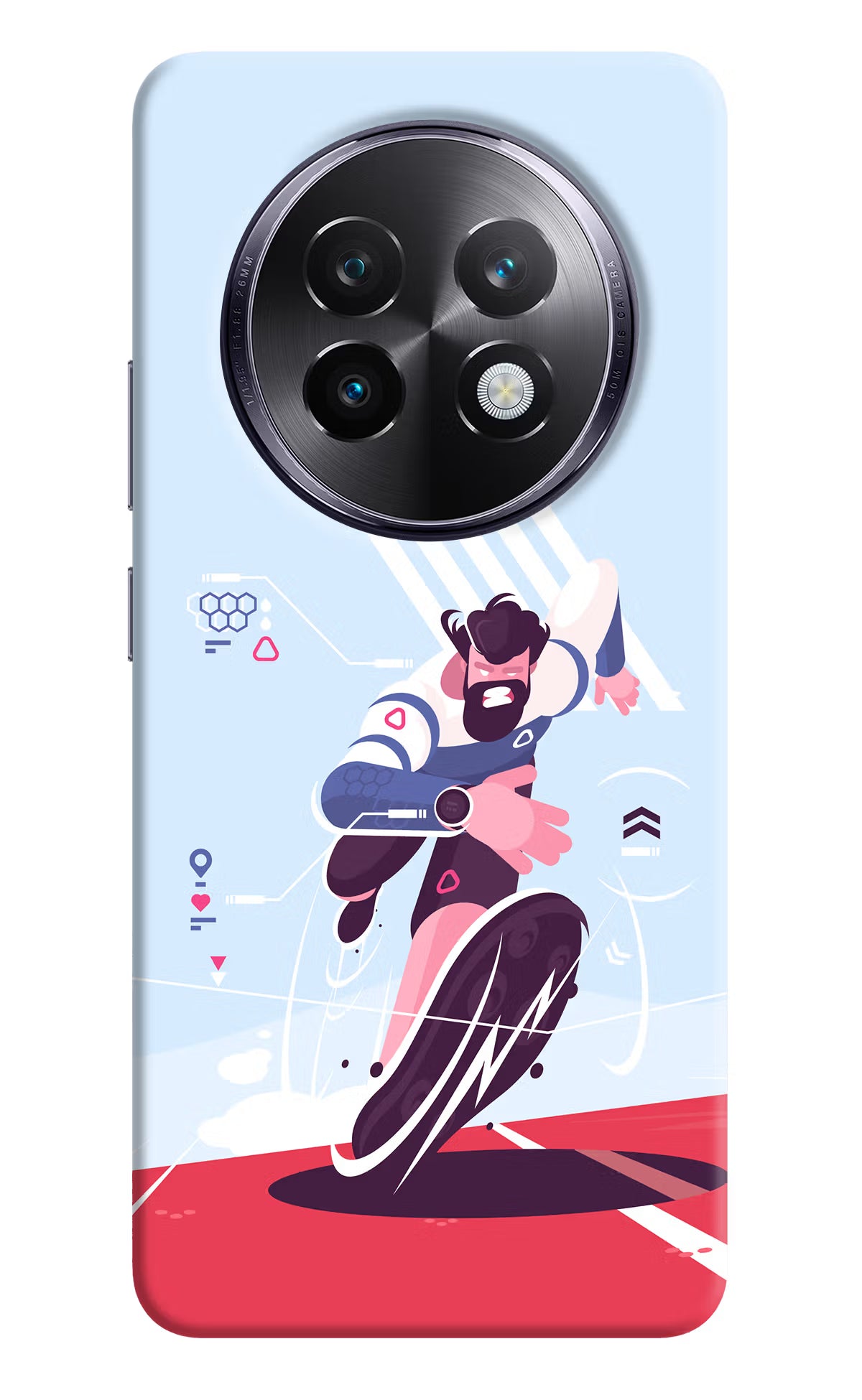 Run Pro Realme 13 Plus 5G Back Cover - Run Pro Realme 13 Plus 5G Back Cover Run Pro Realme 13 Plus 5G Back Cover