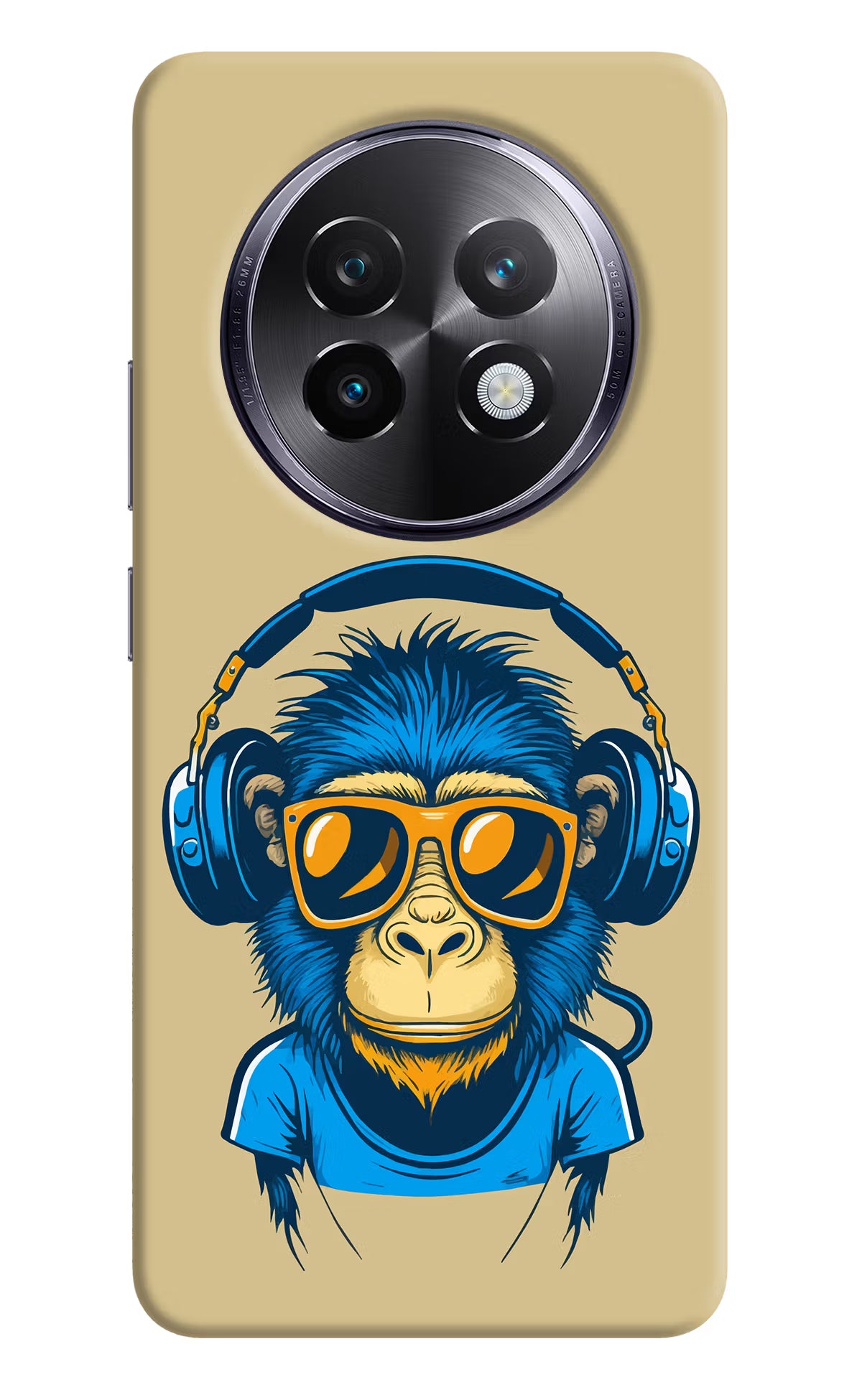 Monkey Headphone Realme 13 Plus 5G Back Cover - Monkey Headphone Realme 13 Plus 5G Back Cover Monkey Headphone Realme 13 Plus 5G Back Cover