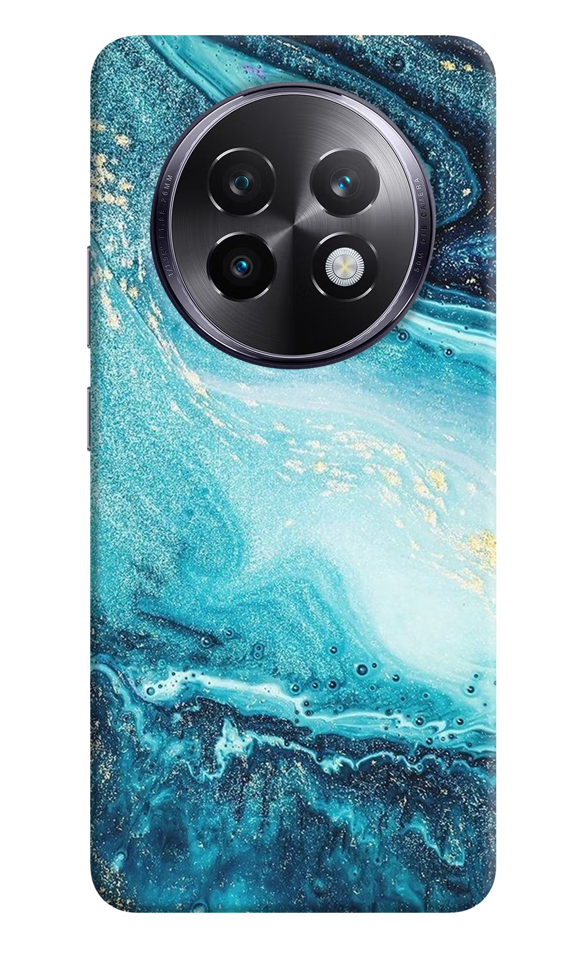 Blue Glitter Marble Realme 13 Plus 5G Back Cover - Blue Glitter Marble Realme 13 Plus 5G Back Cover Blue Glitter Marble Realme 13 Plus 5G Back Cover