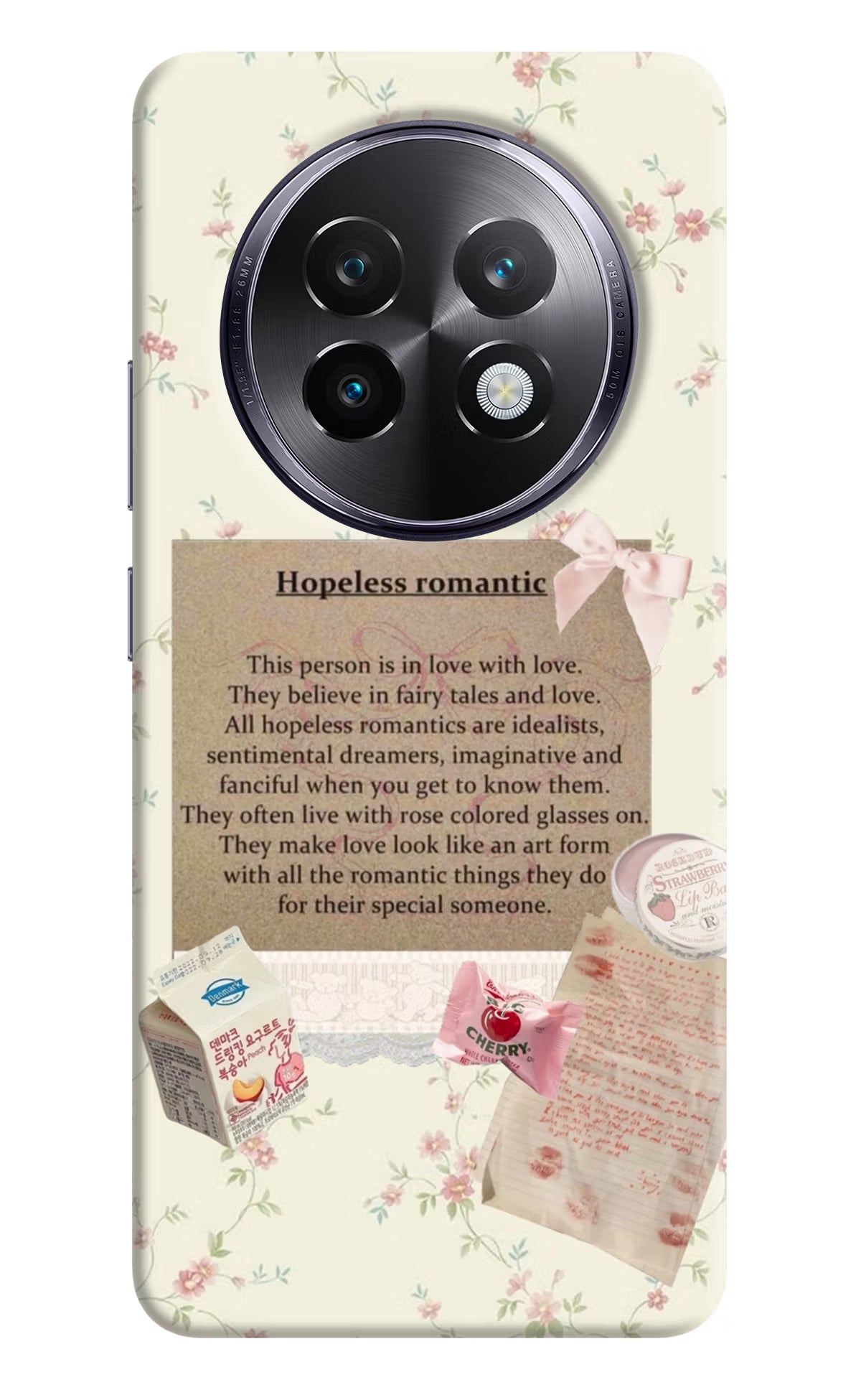 Hopeless Romantic Realme 13 Plus 5G Back Cover - Hopeless Romantic Realme 13 Plus 5G Back Cover Hopeless Romantic Realme 13 Plus 5G Back Cover