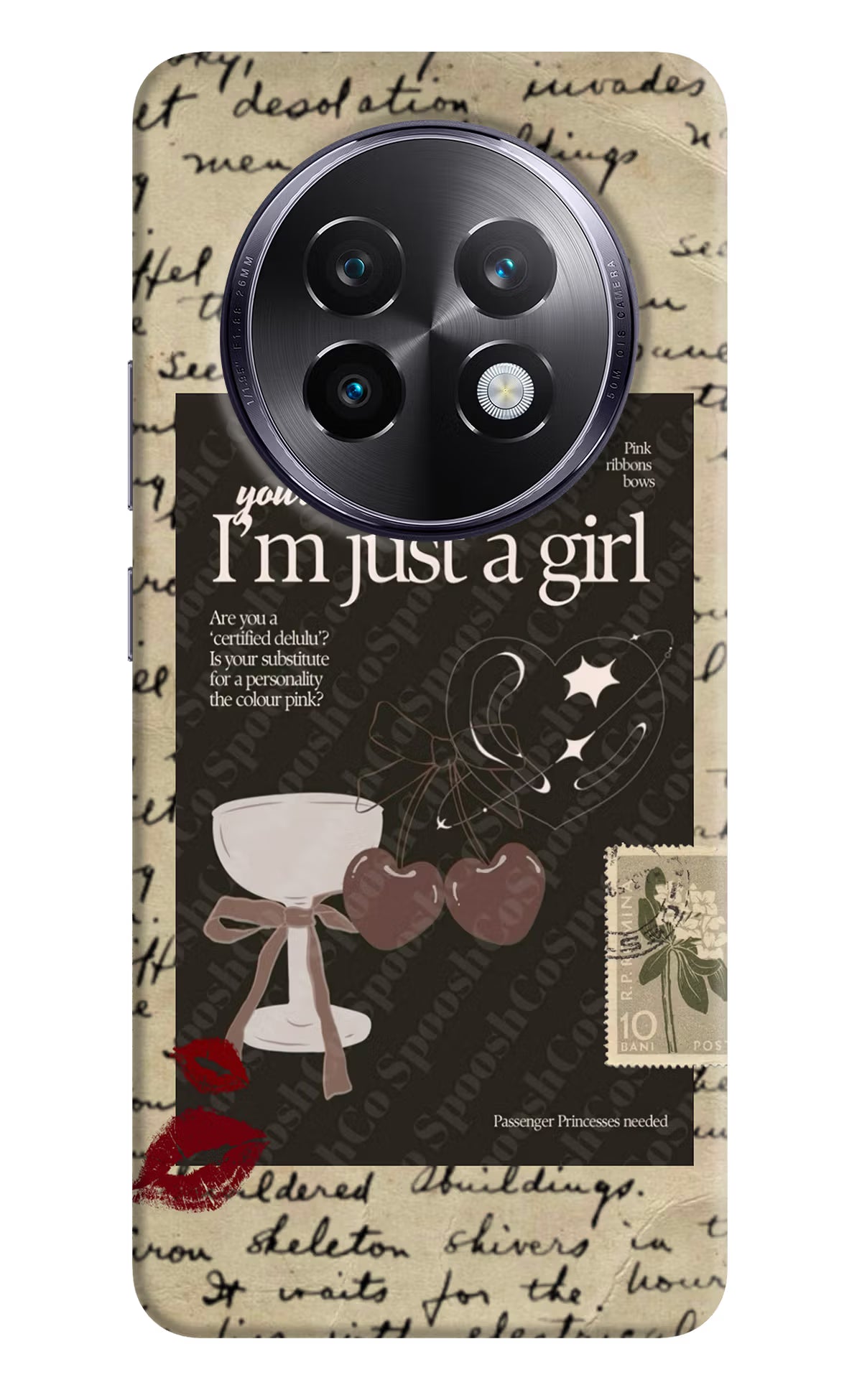 I am just a girl Realme 13 Plus 5G Back Cover - I am just a girl Realme 13 Plus 5G Back Cover I am just a girl Realme 13 Plus 5G Back Cover