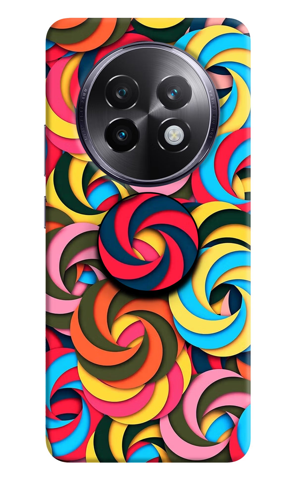 Spiral Pattern Realme 13 Plus 5G Pop Case - Spiral Pattern Realme 13 Plus 5G Pop Case Spiral Pattern Realme 13 Plus 5G Pop Case