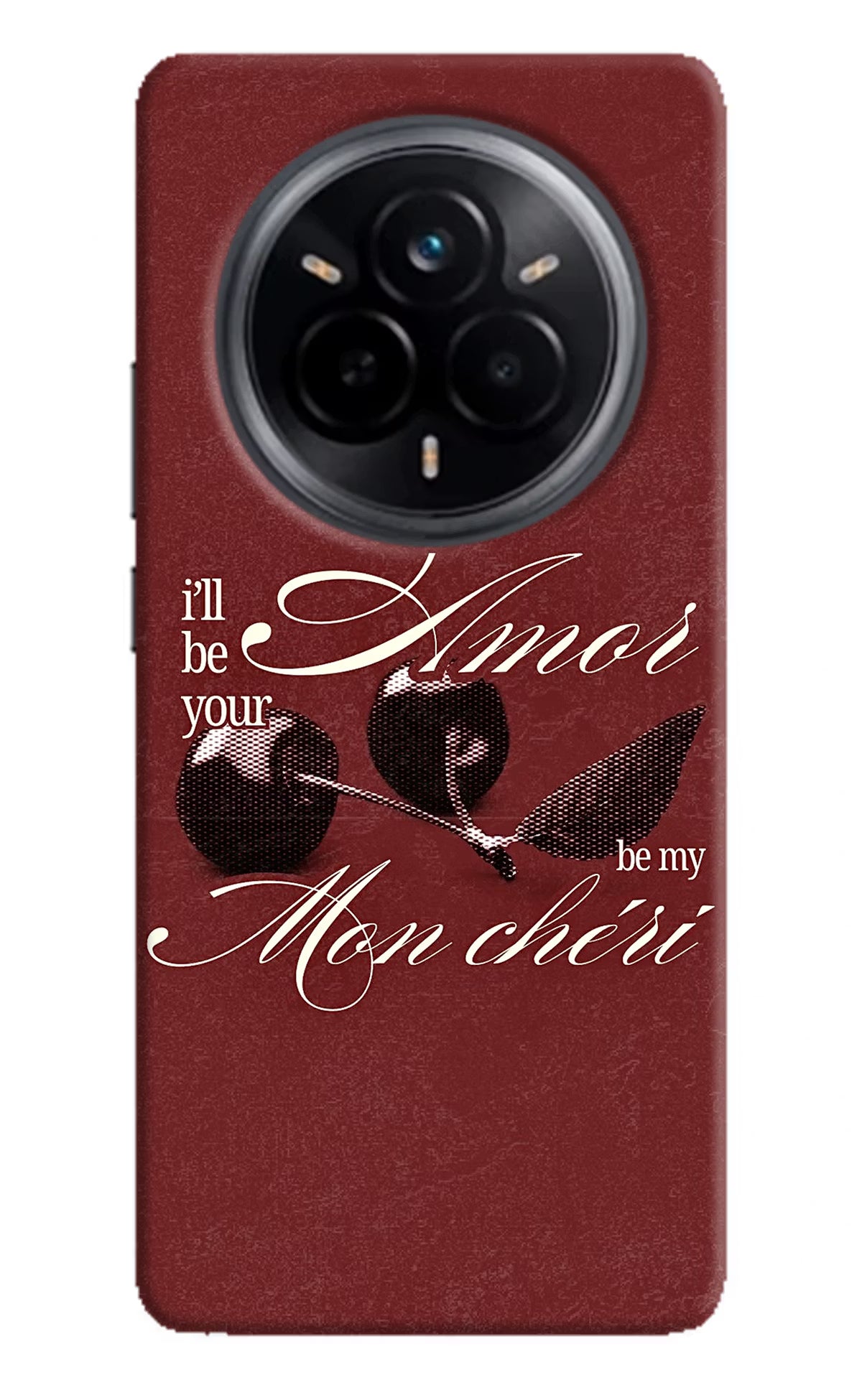 Velvet Cherry Realme 14 Pro 5G Back Cover - Velvet Cherry Realme 14 Pro 5G Back Cover Velvet Cherry Realme 14 Pro 5G Back Cover