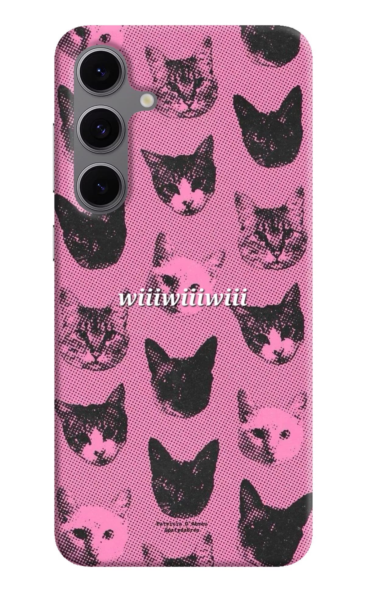 Pink Cats Samsung S24 FE 5G Back Cover - Pink Cats Samsung S24 FE 5G Back Cover Pink Cats Samsung S24 FE 5G Back Cover