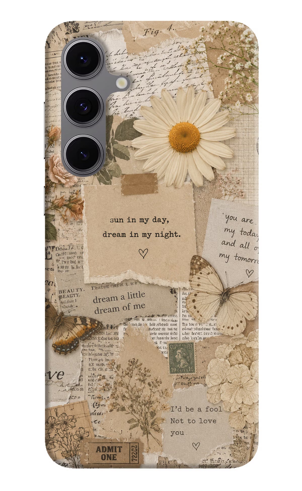 Vintage case Samsung S24 FE 5G Back Cover - Vintage case Samsung S24 FE 5G Back Cover Vintage case Samsung S24 FE 5G Back Cover