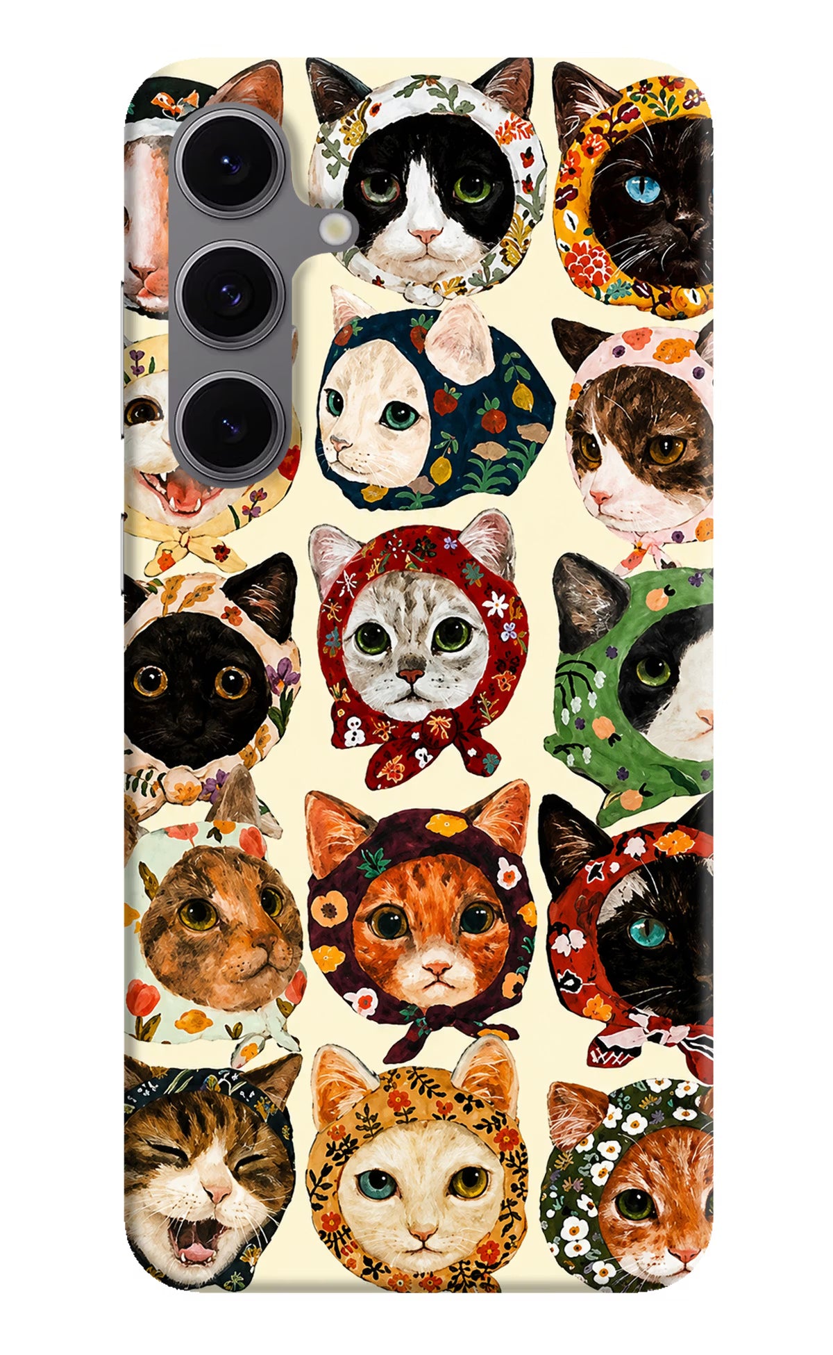 Cool Cat Samsung S24 FE 5G Back Cover - Cool Cat Samsung S24 FE 5G Back Cover Cool Cat Samsung S24 FE 5G Back Cover