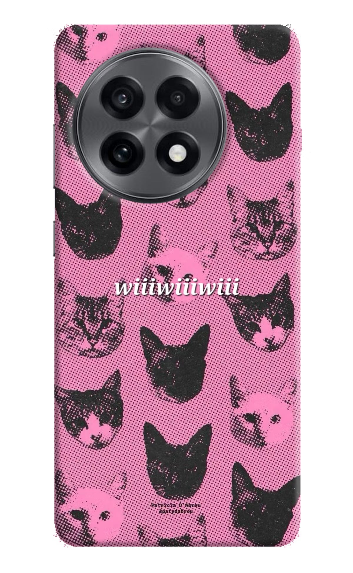 Pink Cats OnePlus 13R Back Cover - Pink Cats OnePlus 13R Back Cover Pink Cats OnePlus 13R Back Cover