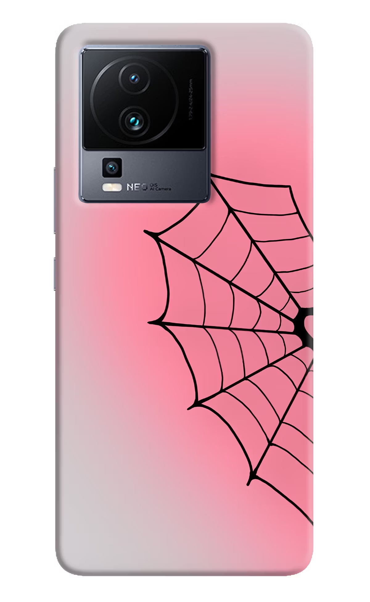 Pink Web iQOO Neo 7 Back Cover - Pink Web iQOO Neo 7 Back Cover Pink Web iQOO Neo 7 Back Cover