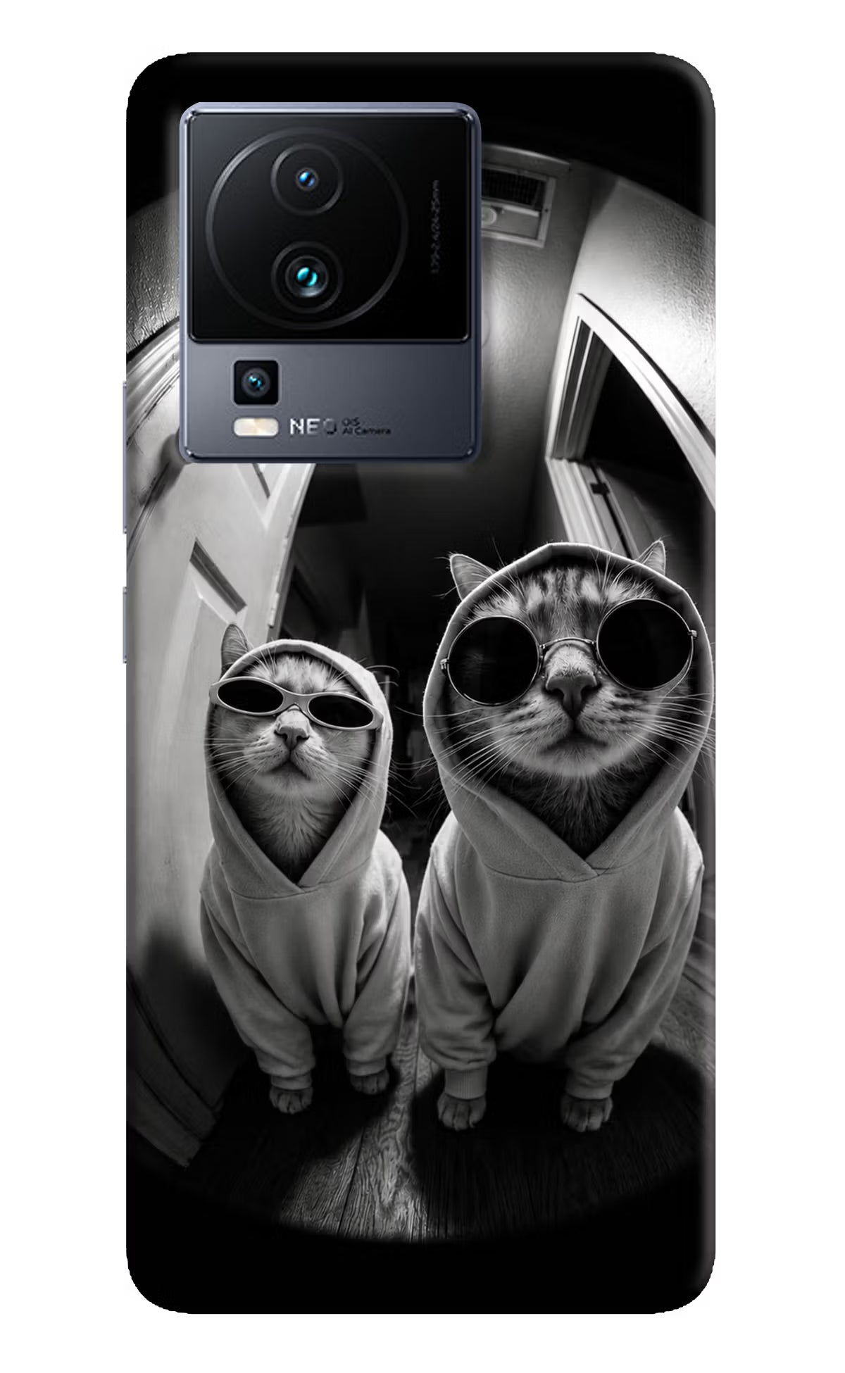 Hood Cats iQOO Neo 7 Back Cover - Hood Cats iQOO Neo 7 Back Cover Hood Cats iQOO Neo 7 Back Cover