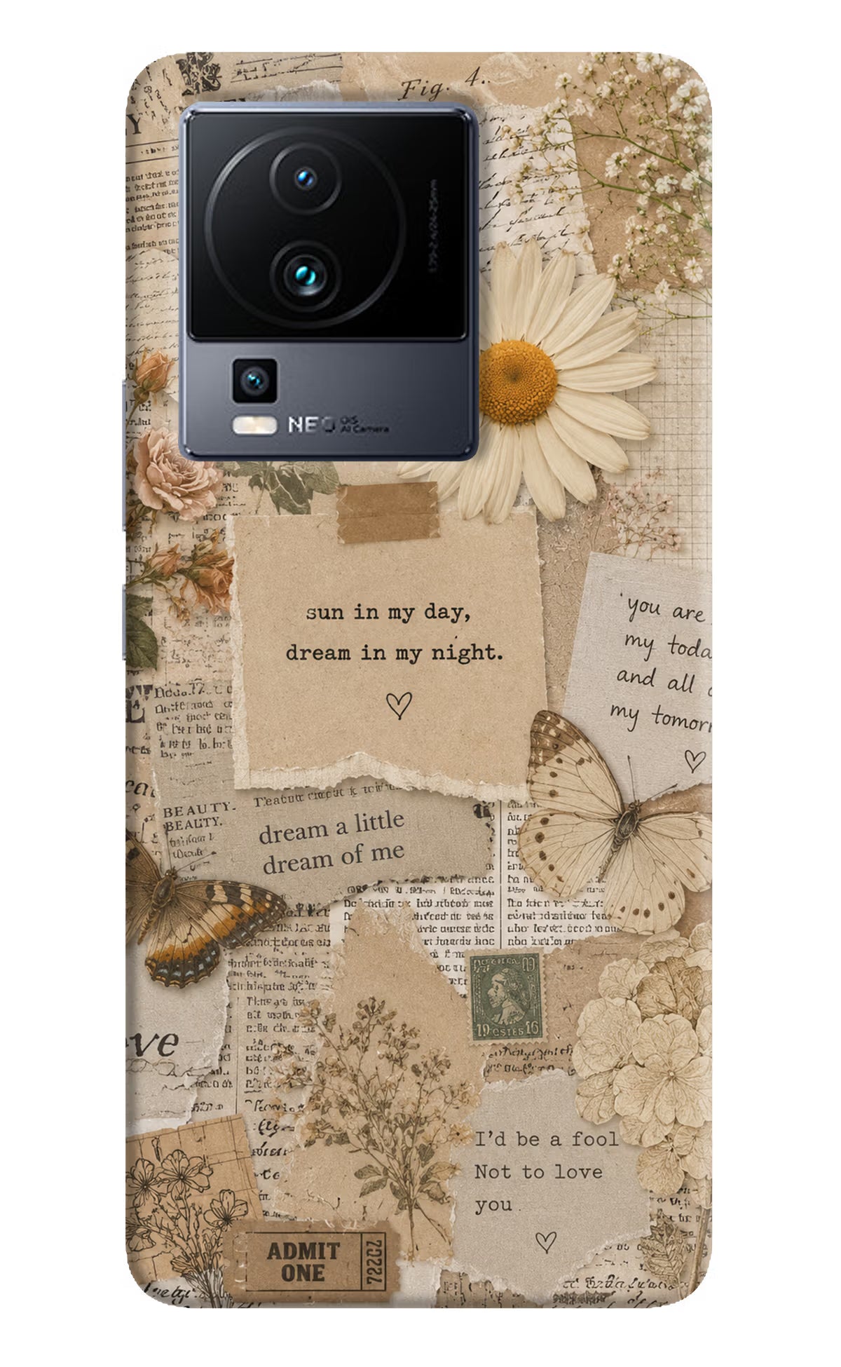 Vintage case iQOO Neo 7 Pro Back Cover - Vintage case iQOO Neo 7 Pro Back Cover Vintage case iQOO Neo 7 Pro Back Cover