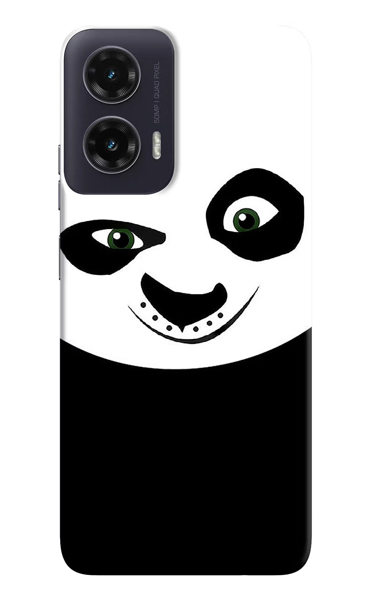 Panda Moto G35 5G Back Cover - Panda Moto G35 5G Hard Case Back Cover by Casekaro Panda Moto G35 5G Hard Case Back Cover by Casekaro