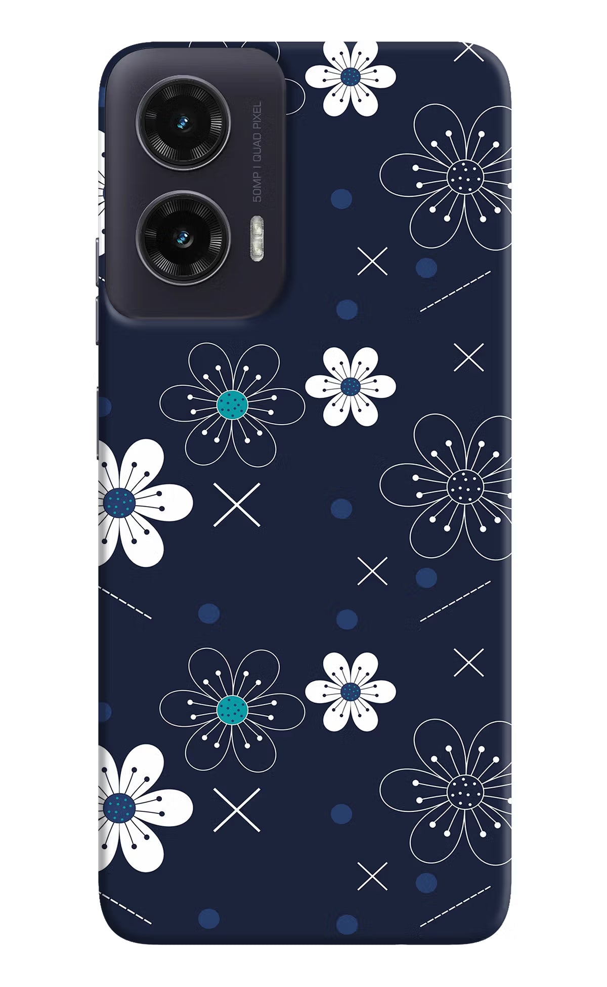 Flowers Moto G35 5G Back Cover - Flowers Moto G35 5G Hard Case Back Cover by Casekaro Flowers Moto G35 5G Hard Case Back Cover by Casekaro