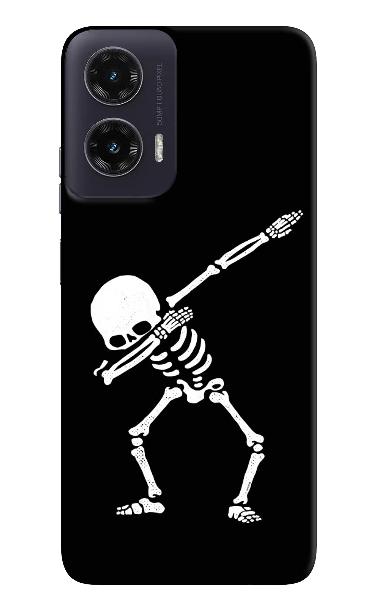 Dabbing Skeleton Art Moto G35 5G Back Cover - Dabbing Skeleton Art Moto G35 5G Hard Case Back Cover by Casekaro Dabbing Skeleton Art Moto G35 5G Hard Case Back Cover by Casekaro