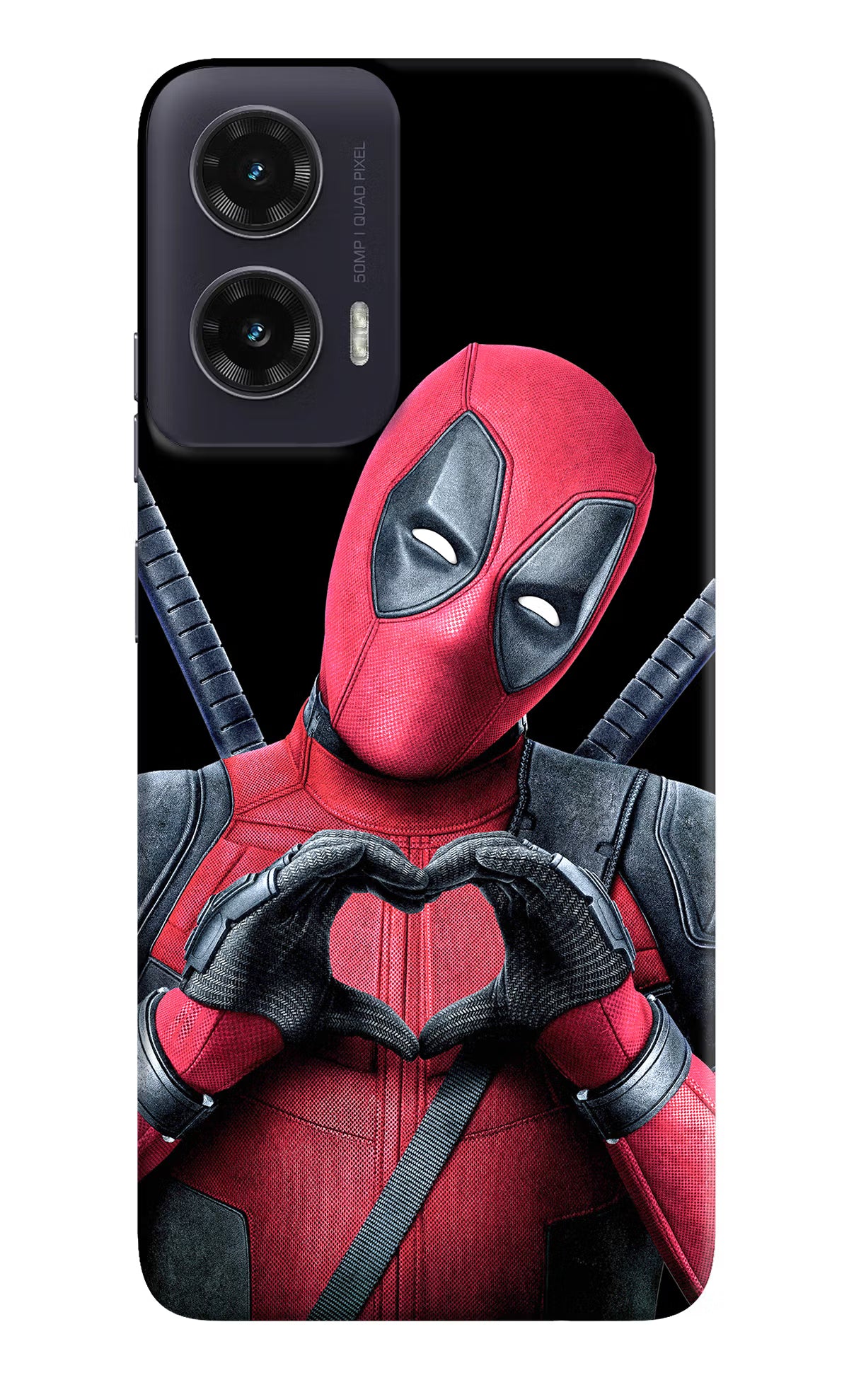Deadpool Moto G35 5G Back Cover - Deadpool Moto G35 5G Hard Case Back Cover by Casekaro Deadpool Moto G35 5G Hard Case Back Cover by Casekaro