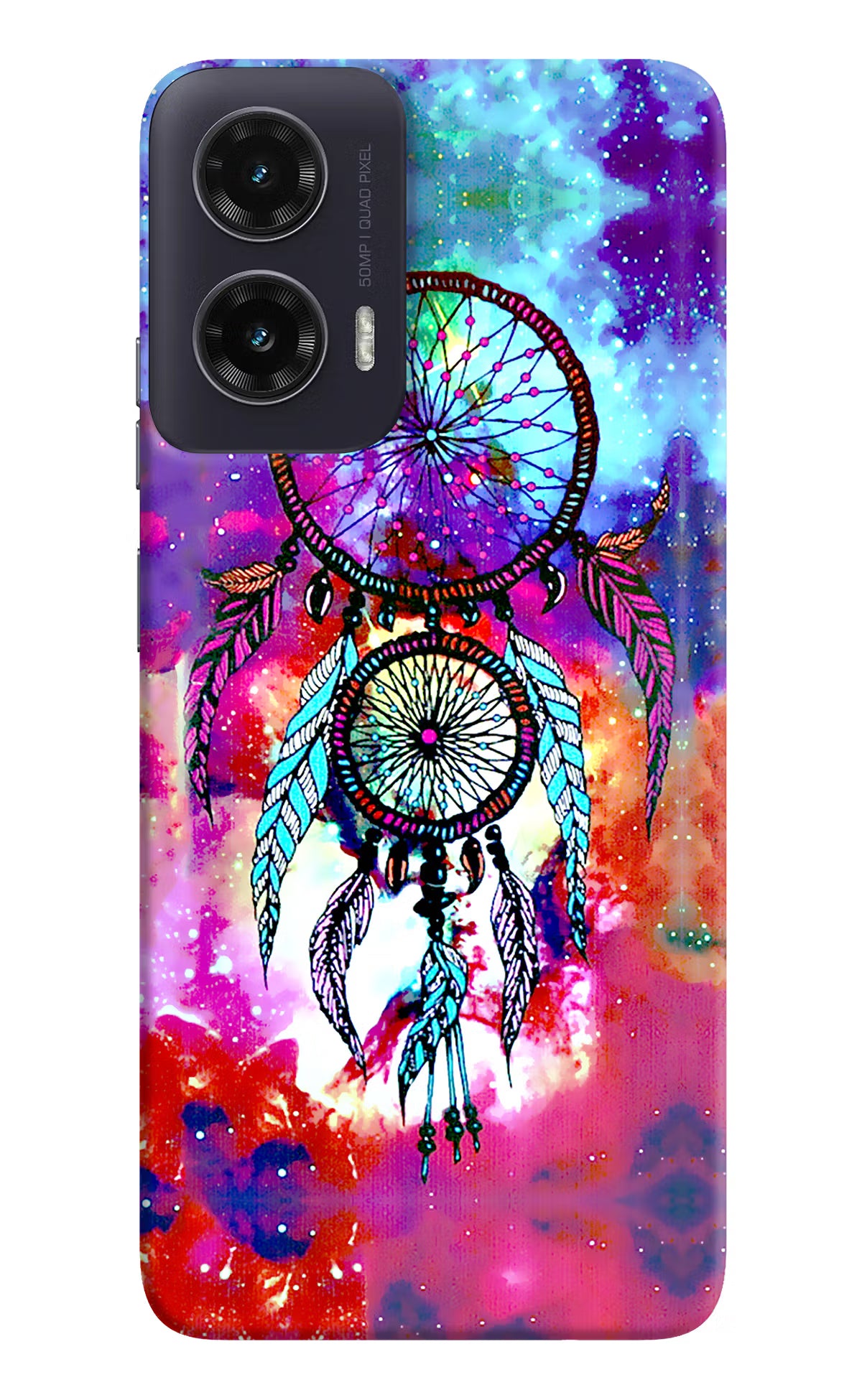 Dream Catcher Abstract Moto G35 5G Back Cover - Dream Catcher Abstract Moto G35 5G Hard Case Back Cover by Casekaro Dream Catcher Abstract Moto G35 5G Hard Case Back Cover by Casekaro