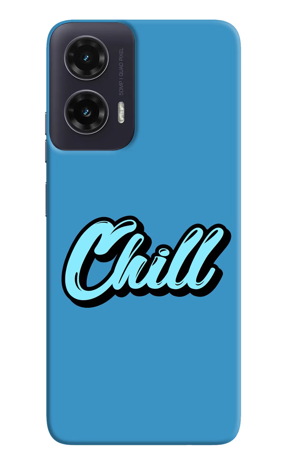 Chill Moto G35 5G Back Cover - Chill Moto G35 5G Hard Case Back Cover by Casekaro Chill Moto G35 5G Hard Case Back Cover by Casekaro