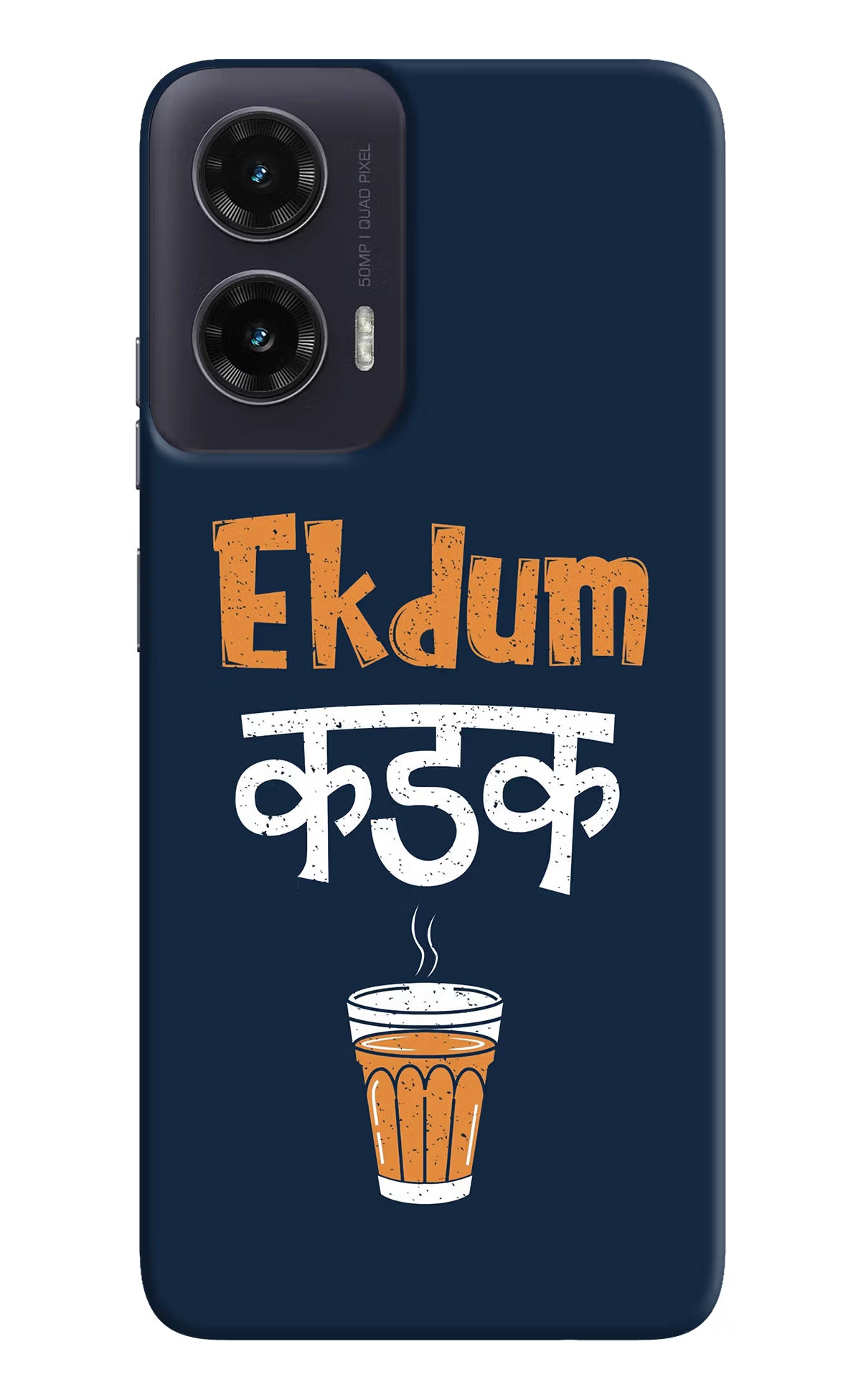 Ekdum Kadak Chai Moto G35 5G Back Cover - Ekdum Kadak Chai Moto G35 5G Hard Case Back Cover by Casekaro Ekdum Kadak Chai Moto G35 5G Hard Case Back Cover by Casekaro