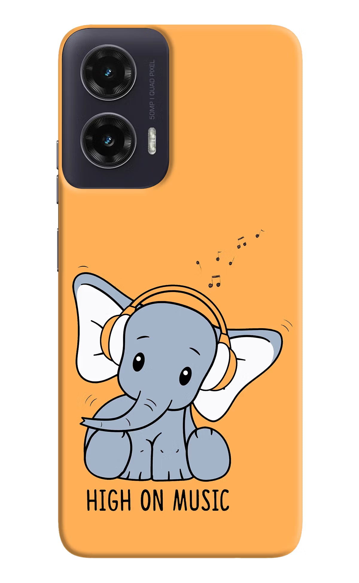 High On Music Moto G35 5G Back Cover - High On Music Moto G35 5G Hard Case Back Cover by Casekaro High On Music Moto G35 5G Hard Case Back Cover by Casekaro