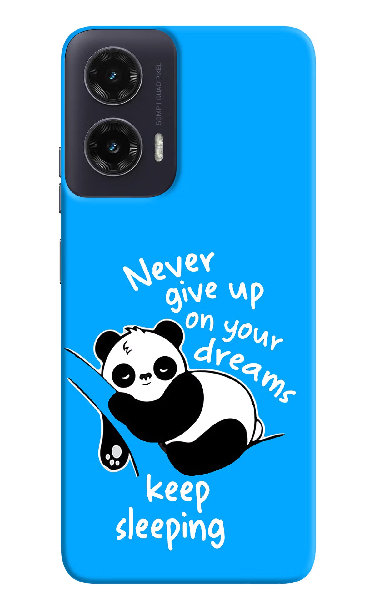 Keep Sleeping Moto G35 5G Back Cover - Keep Sleeping Moto G35 5G Hard Case Back Cover by Casekaro Keep Sleeping Moto G35 5G Hard Case Back Cover by Casekaro