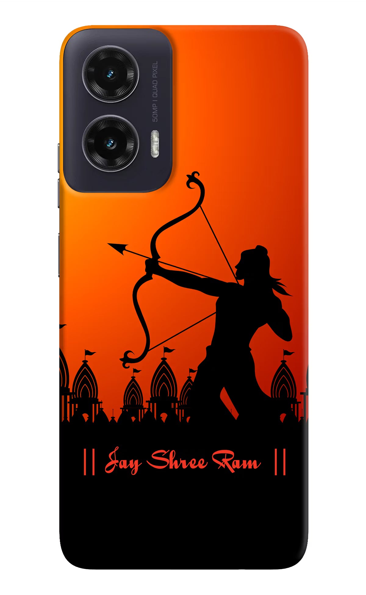 Lord Ram - 4 Moto G35 5G Back Cover - Lord Ram - 4 Moto G35 5G Hard Case Back Cover by Casekaro Lord Ram - 4 Moto G35 5G Hard Case Back Cover by Casekaro