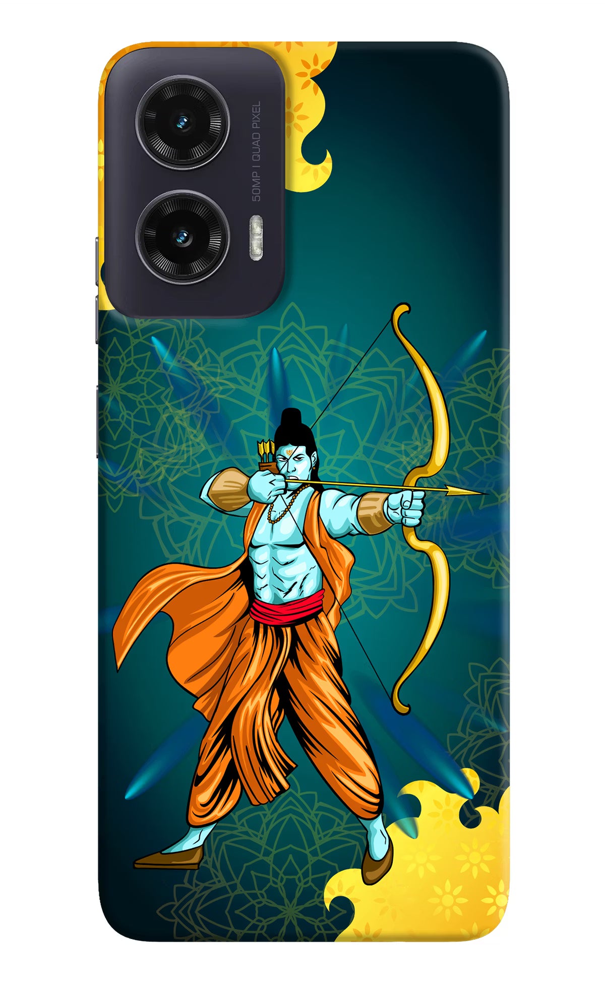 Lord Ram - 6 Moto G35 5G Back Cover - Lord Ram - 6 Moto G35 5G Hard Case Back Cover by Casekaro Lord Ram - 6 Moto G35 5G Hard Case Back Cover by Casekaro