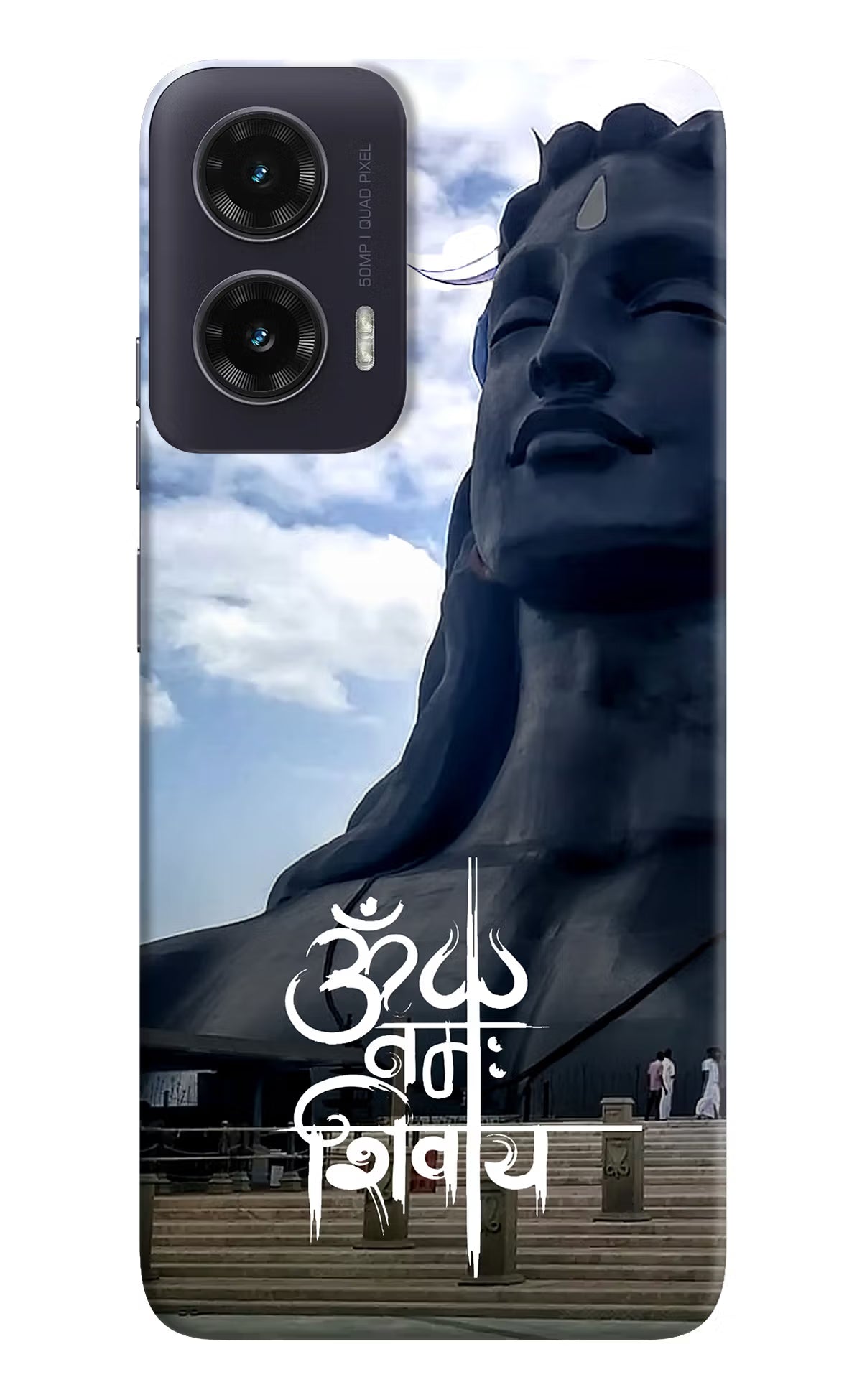 Om Namah Shivay Moto G35 5G Back Cover - Om Namah Shivay Moto G35 5G Hard Case Back Cover by Casekaro Om Namah Shivay Moto G35 5G Hard Case Back Cover by Casekaro