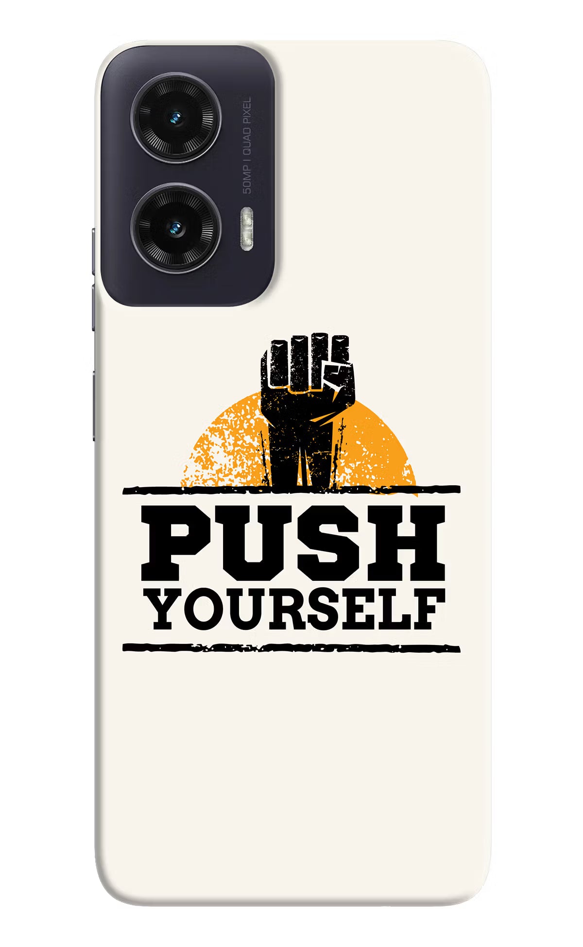 Push Yourself Moto G35 5G Hard Case Back Cover by Casekaro