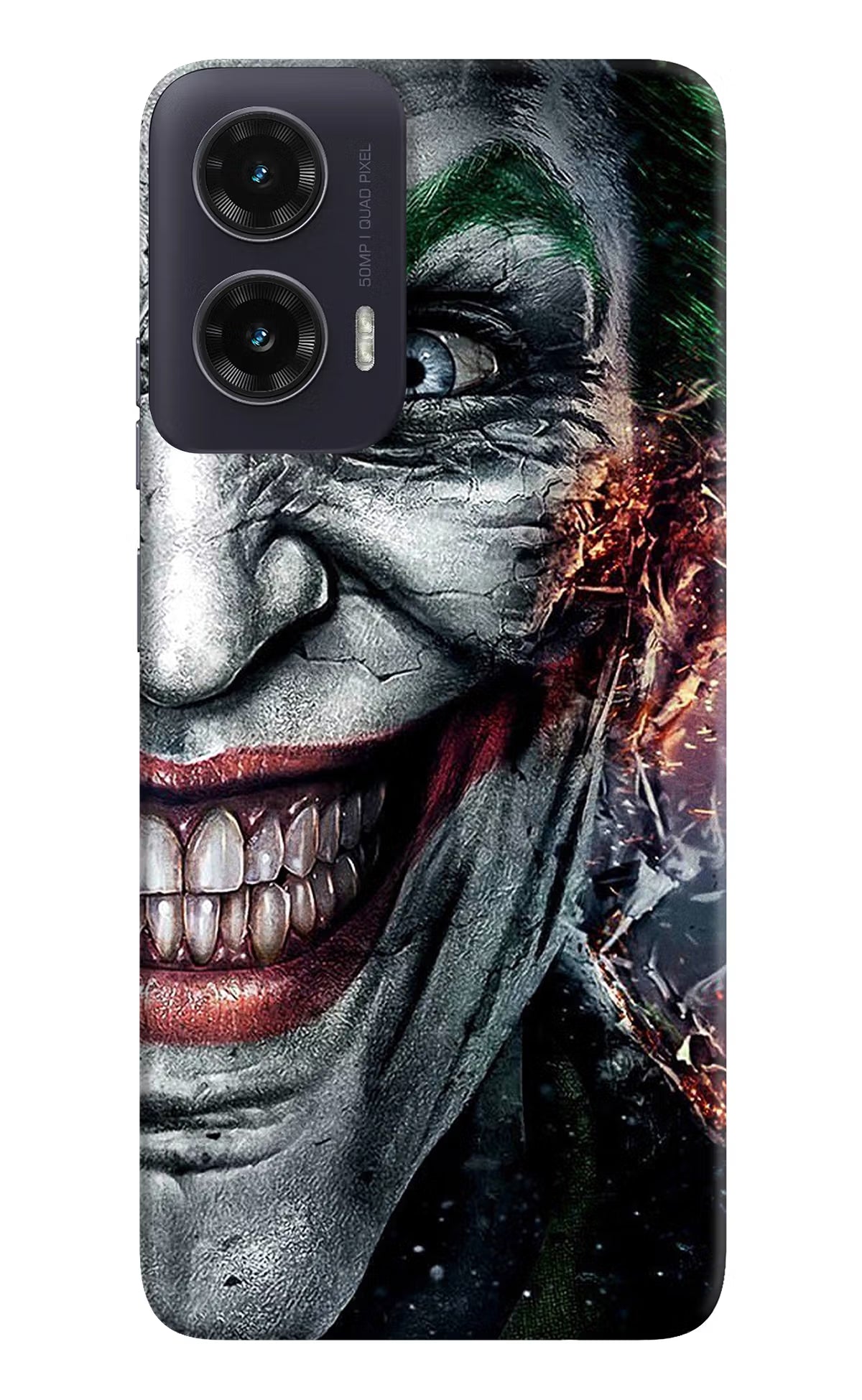 Joker Cam Moto G35 5G Back Cover - Joker Cam Moto G35 5G Hard Case Back Cover by Casekaro Joker Cam Moto G35 5G Hard Case Back Cover by Casekaro