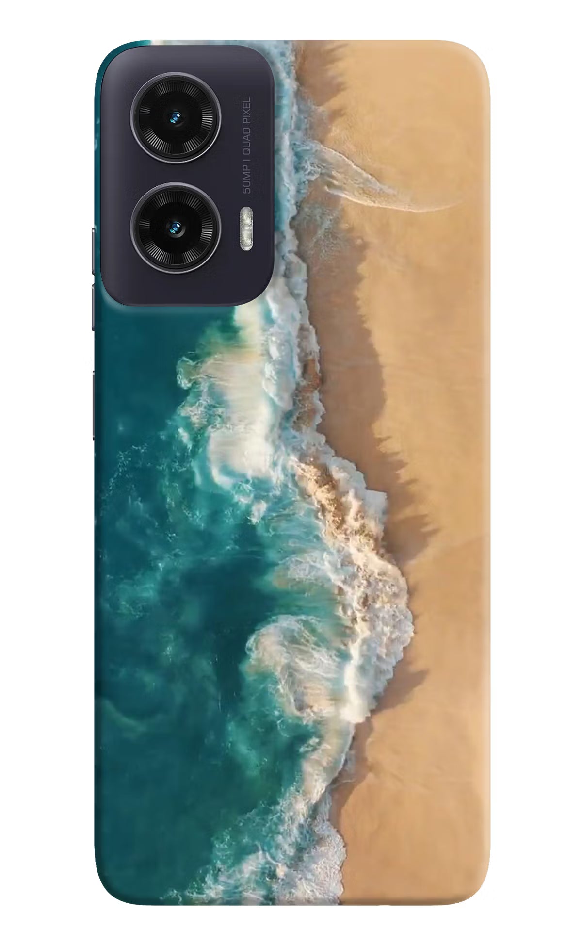Ocean Beach Moto G35 5G Back Cover - Ocean Beach Moto G35 5G Hard Case Back Cover by Casekaro Ocean Beach Moto G35 5G Hard Case Back Cover by Casekaro