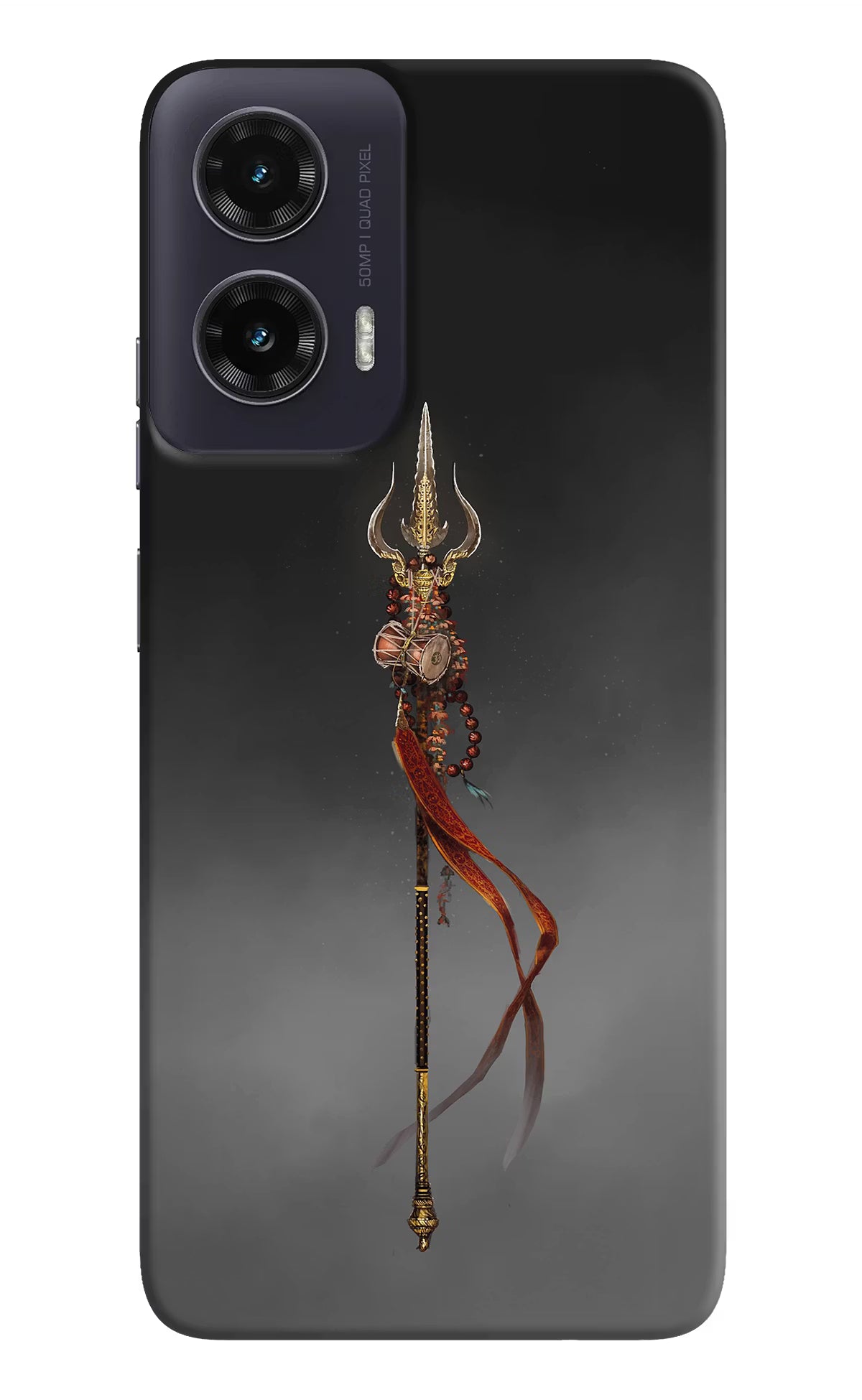 Shiv Trishul Moto G35 5G Back Cover - Shiv Trishul Moto G35 5G Hard Case Back Cover by Casekaro Shiv Trishul Moto G35 5G Hard Case Back Cover by Casekaro