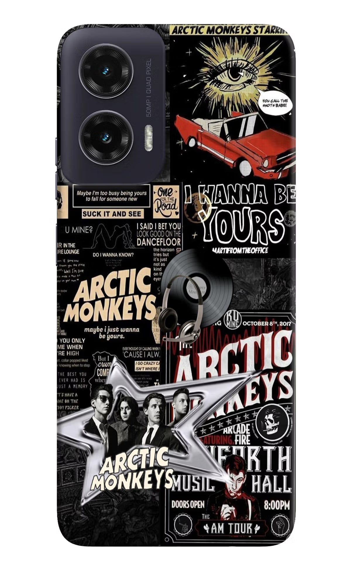 Arctic Monkeys Moto G35 5G Back Cover - Arctic Monkeys Moto G35 5G Hard Case Back Cover by Casekaro Arctic Monkeys Moto G35 5G Hard Case Back Cover by Casekaro