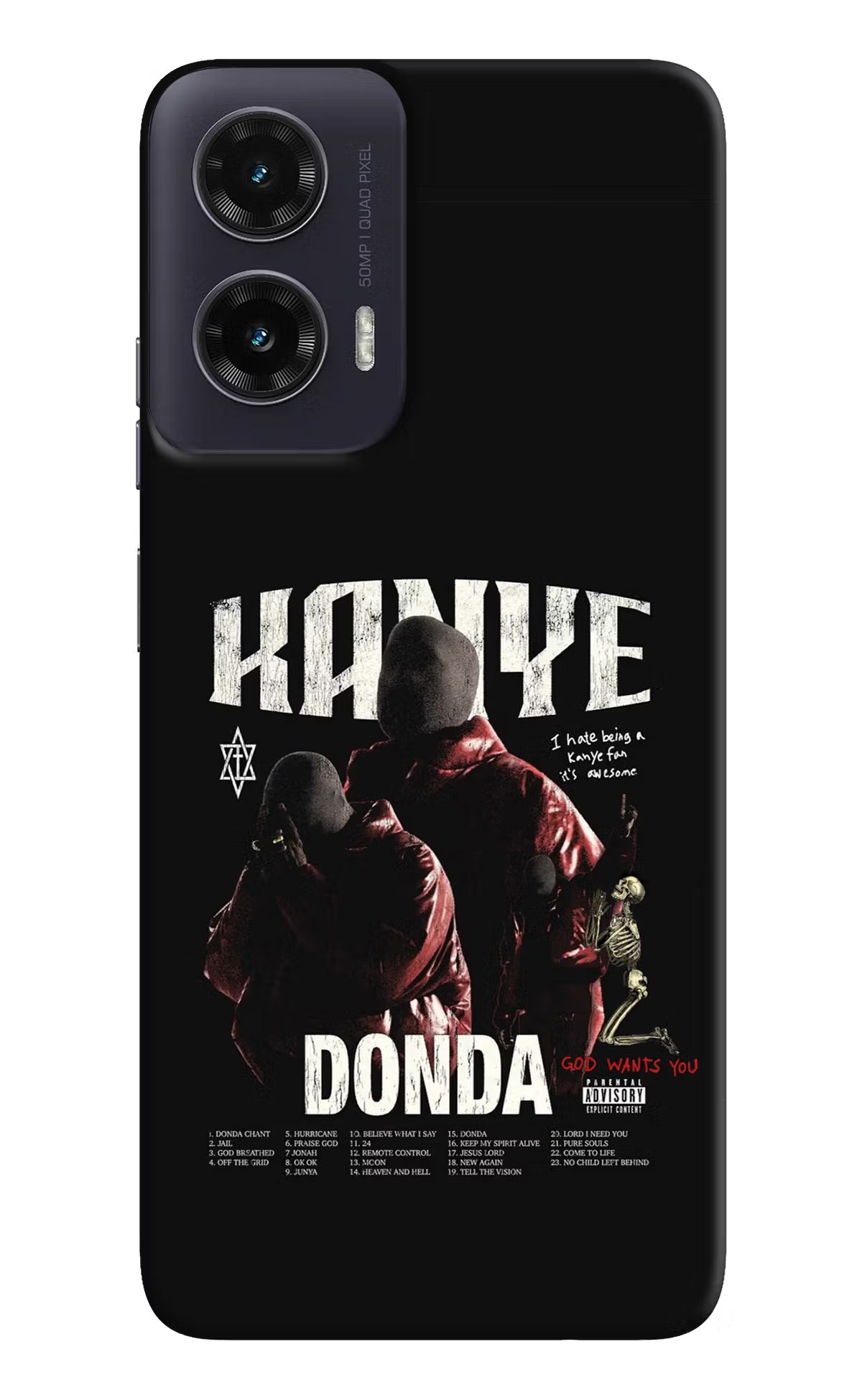 Donda Kanye West Moto G35 5G Back Cover - Donda Kanye West Moto G35 5G Hard Case Back Cover by Casekaro Donda Kanye West Moto G35 5G Hard Case Back Cover by Casekaro