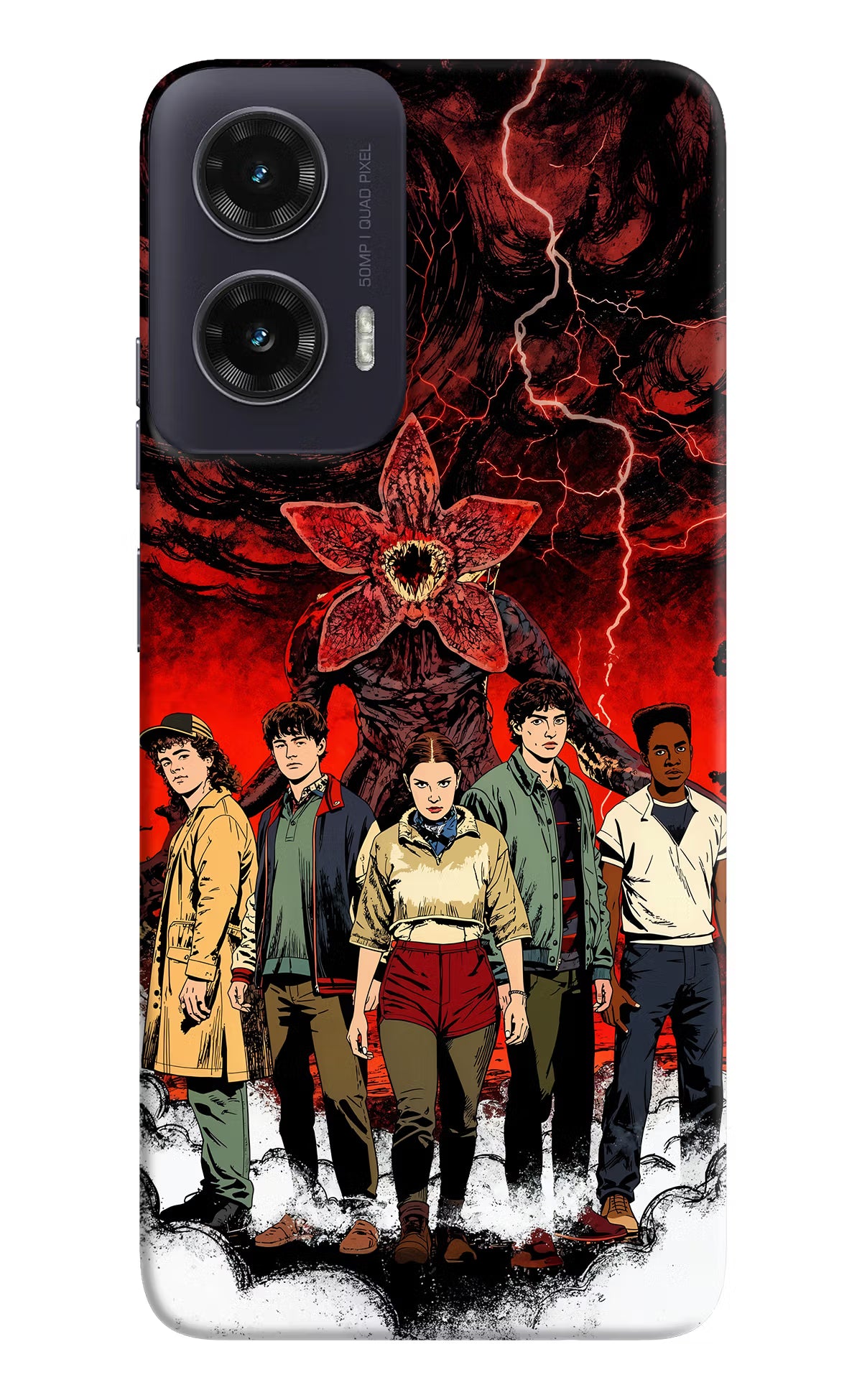 Ordinary Things Characters Moto G35 5G Back Cover - Ordinary Things Characters Moto G35 5G Hard Case Back Cover by Casekaro Ordinary Things Characters Moto G35 5G Hard Case Back Cover by Casekaro